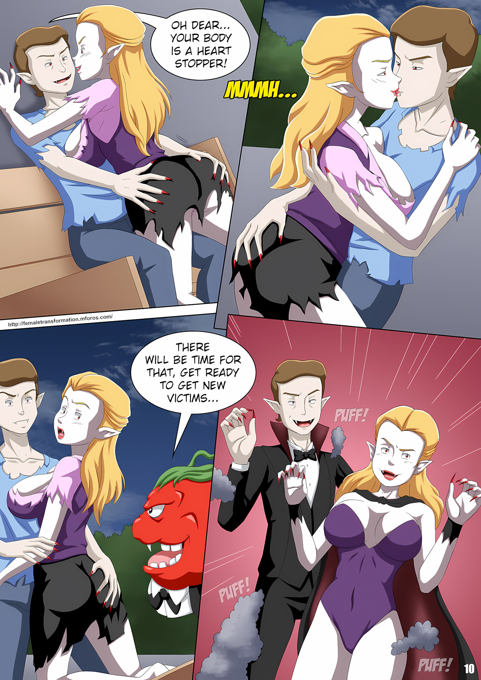 Vamp or Treat (Attack of The Killer Tomatoes) [Locofuria], Vamp or Treat (Attack of The Killer Tomatoes), page 11 of 25
