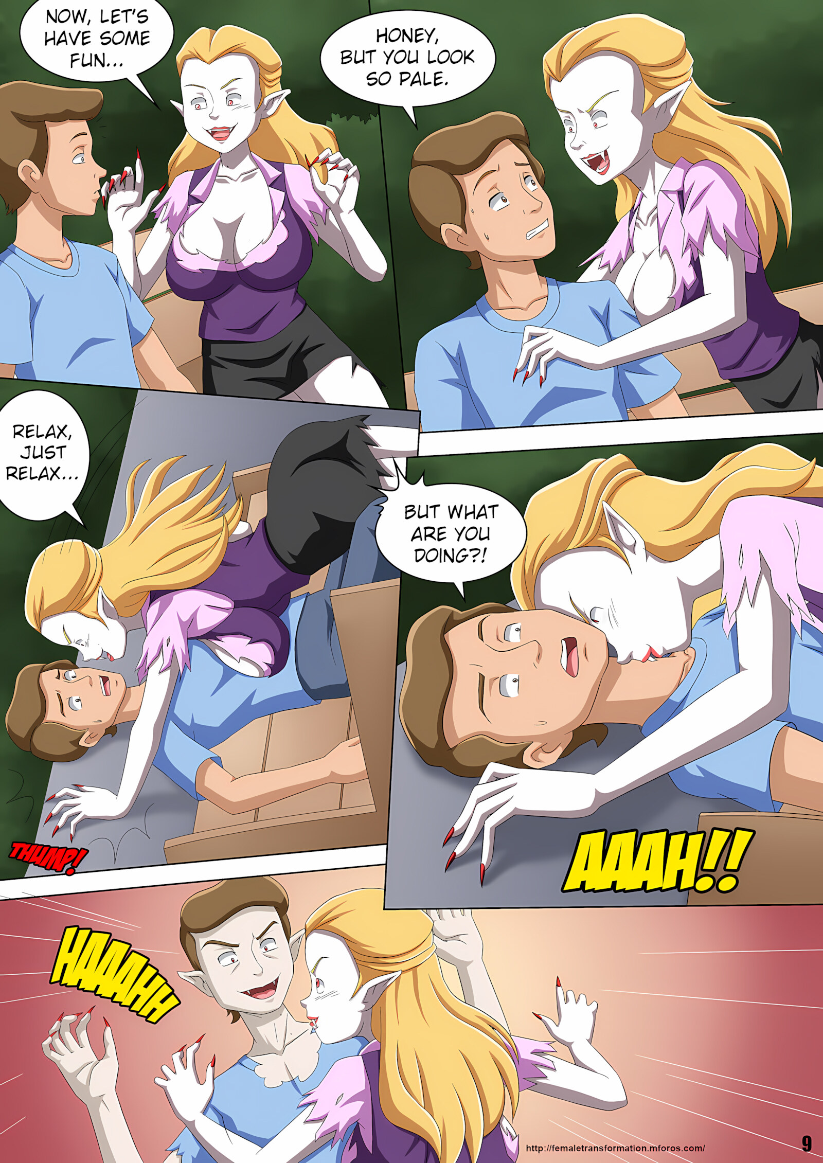 Vamp or Treat (Attack of The Killer Tomatoes) [Locofuria], Vamp or Treat (Attack of The Killer Tomatoes), page 10 of 25
