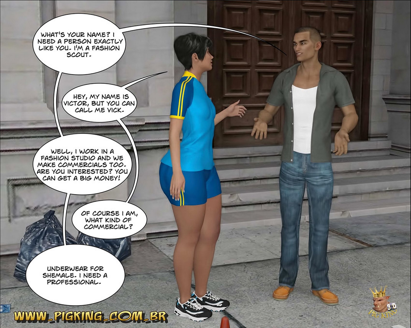 Vick – Top Model [Pig King], Vick Top Model 1, page 6 of 52