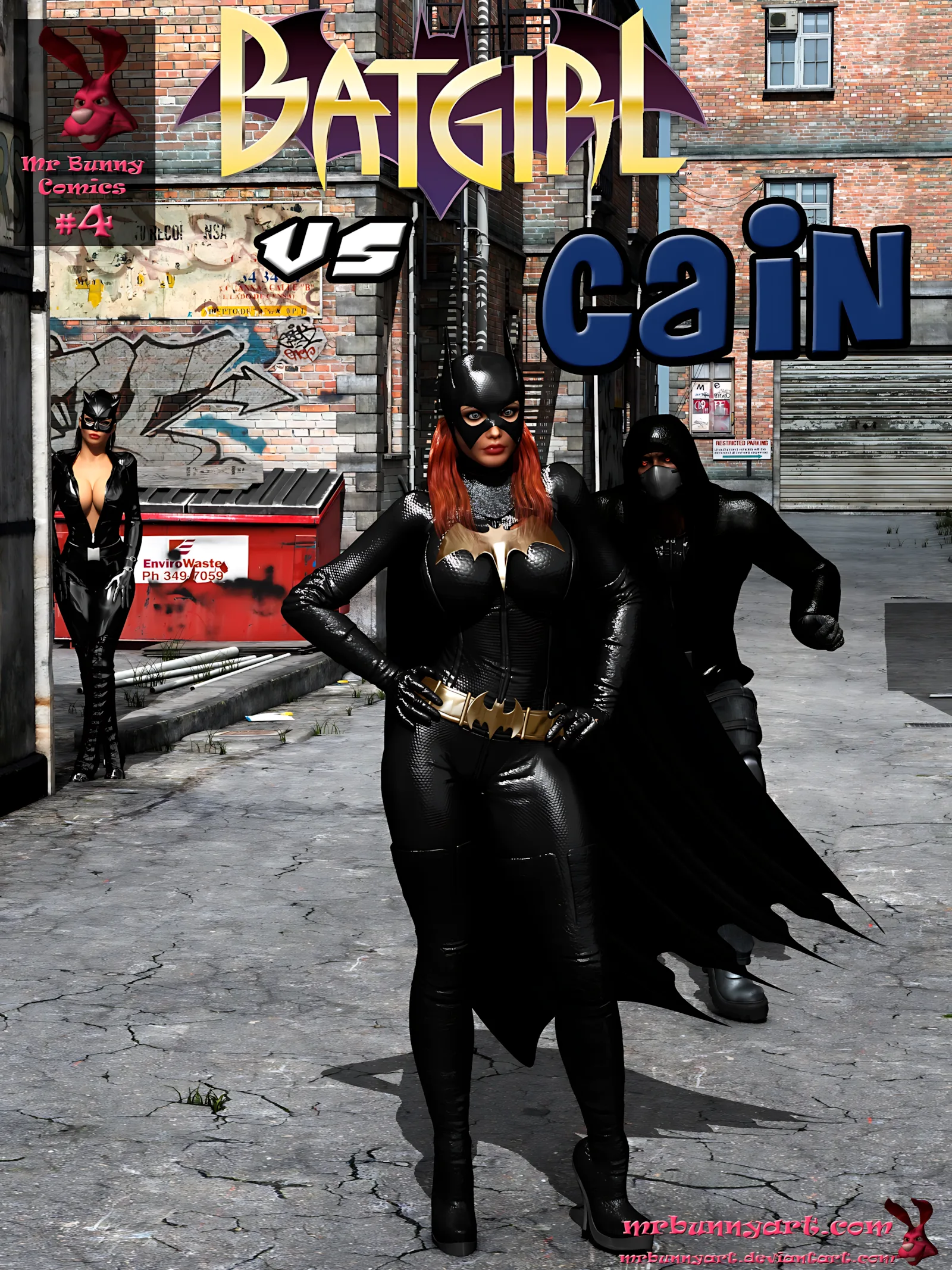 Batgirl vs Cain [MrBunnyArt], Batgirl vs Cain, page 1 of 71