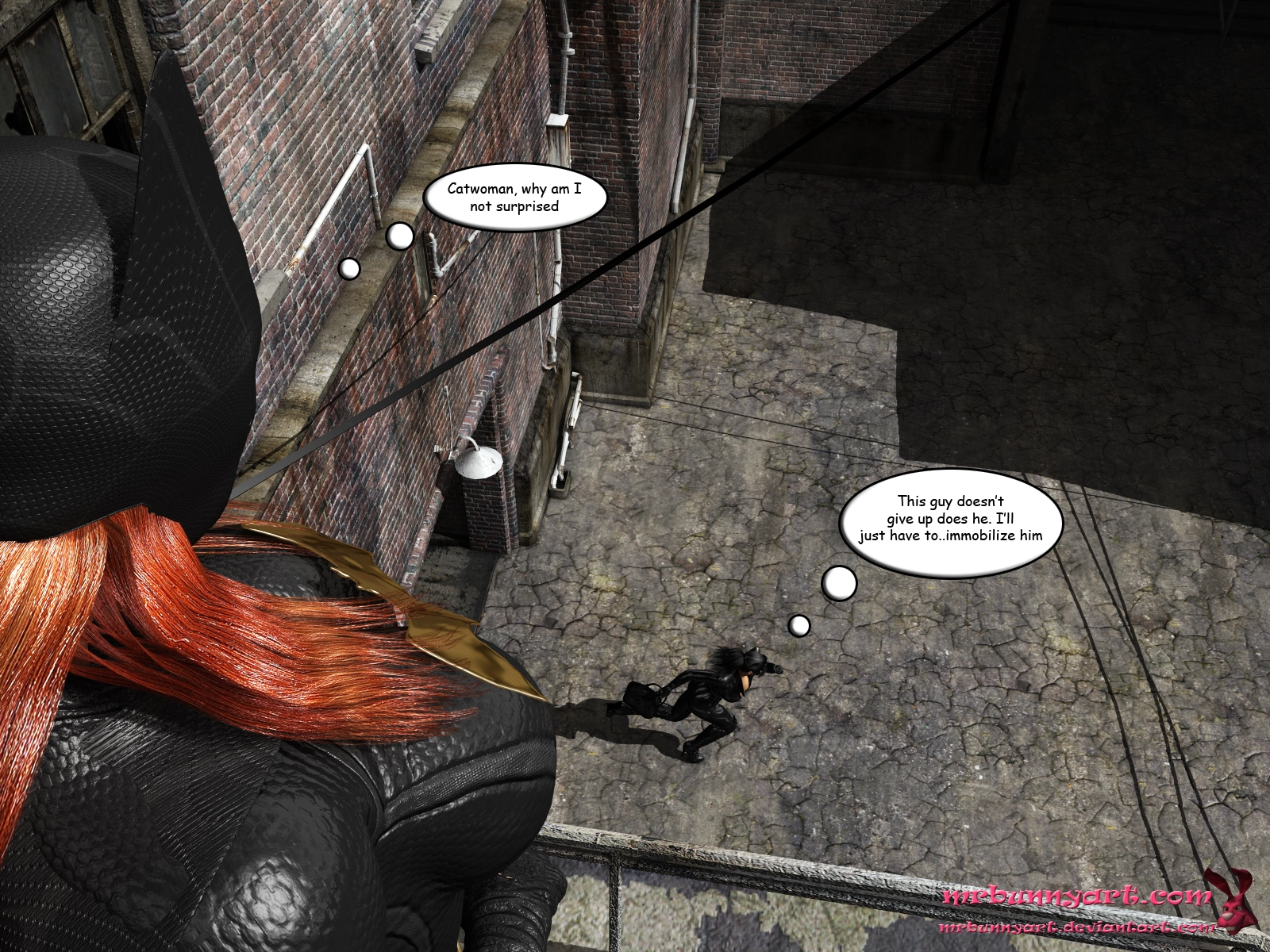 Batgirl vs Cain [MrBunnyArt], Batgirl vs Cain, page 3 of 71