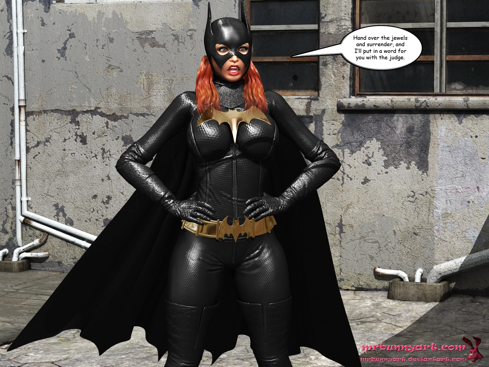 Batgirl vs Cain [MrBunnyArt], Batgirl vs Cain, page 6 of 71