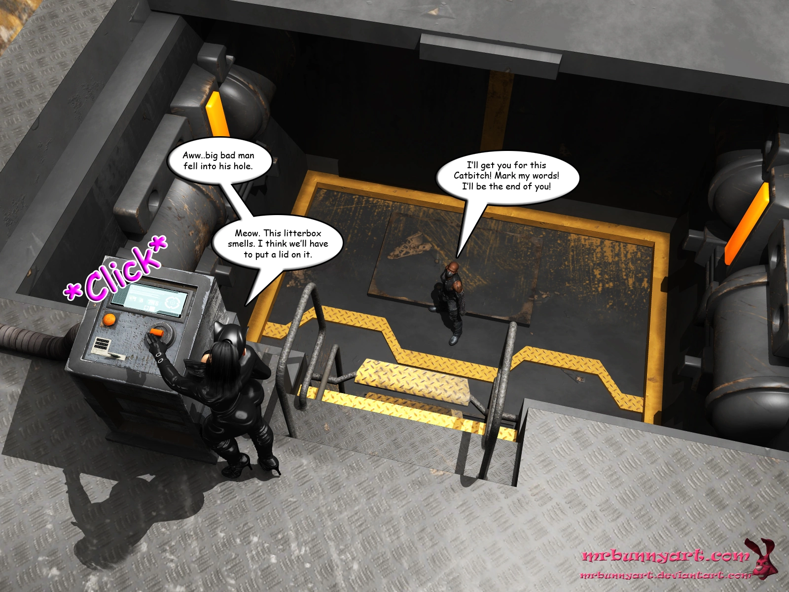 Batgirl vs Cain [MrBunnyArt], Batgirl vs Cain, page 58 of 71