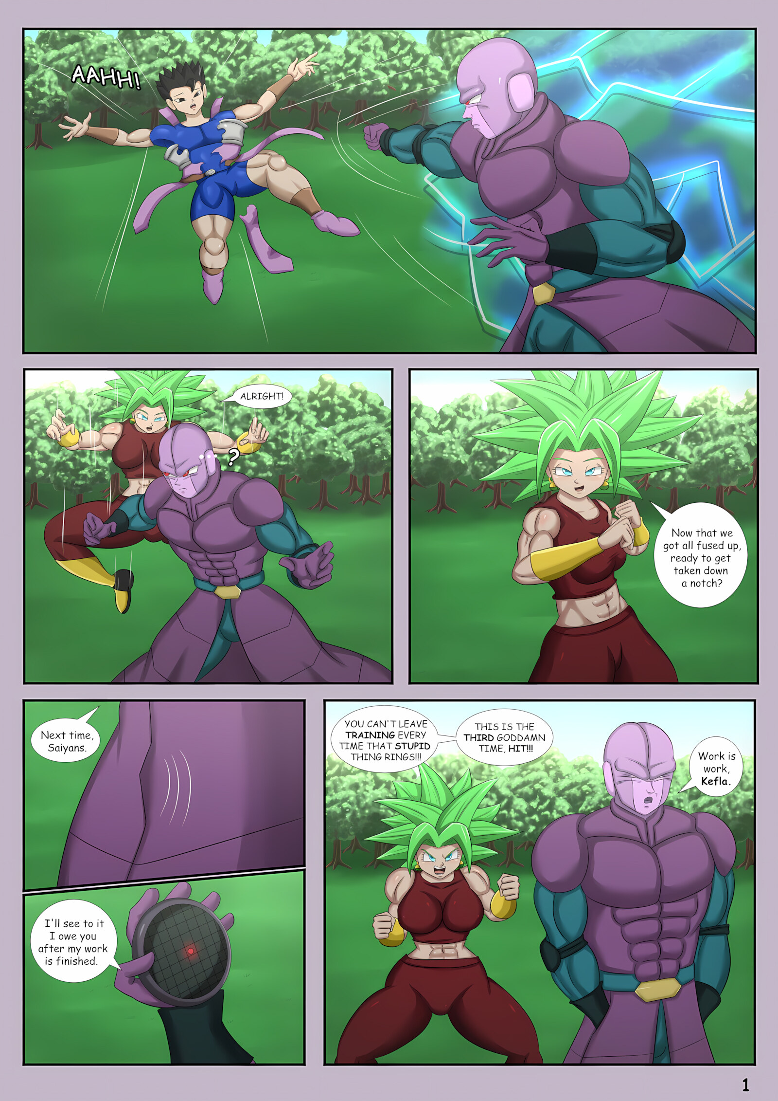 Battle Tensions [Magnificent Sexy Gals], Battle Tensions, page 2 of 19