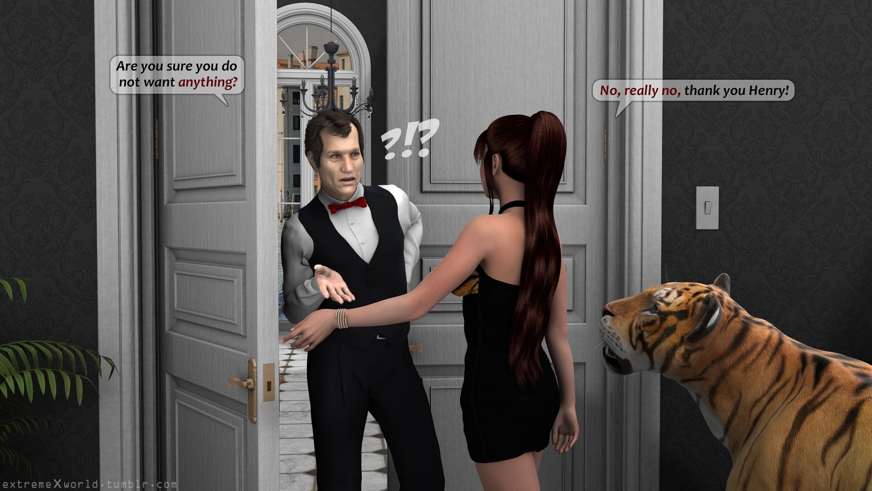 Wild Princess with Tiger [Extremexworld], Wild Princess with Tiger, page 15 of 77