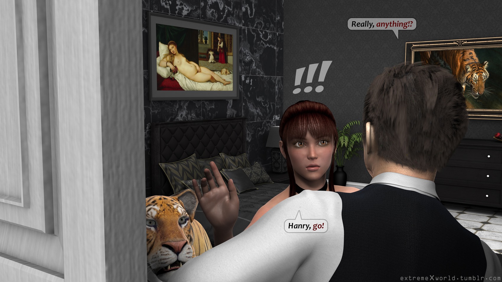 Wild Princess with Tiger [Extremexworld], Wild Princess with Tiger, page 16 of 77