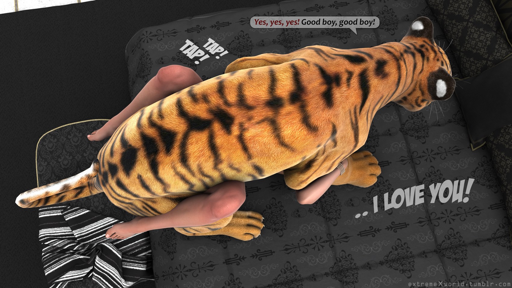Wild Princess with Tiger [Extremexworld], Wild Princess with Tiger, page 64 of 77