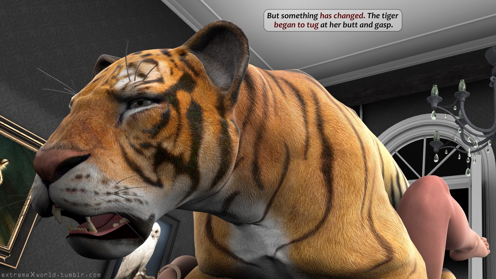 Wild Princess with Tiger [Extremexworld], Wild Princess with Tiger, page 68 of 77