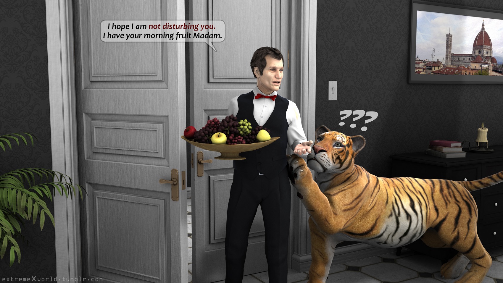 Wild Princess with Tiger [Extremexworld], Wild Princess with Tiger, page 8 of 77