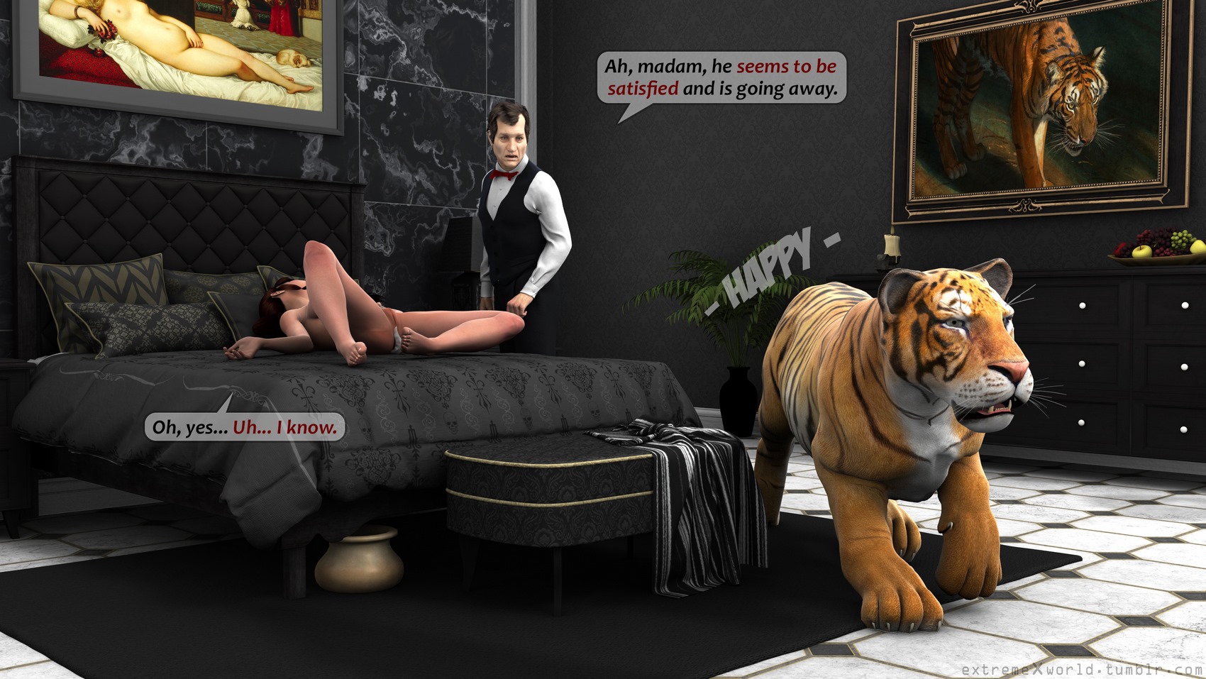 Wild Princess with Tiger [Extremexworld], Wild Princess with Tiger, page 73 of 77