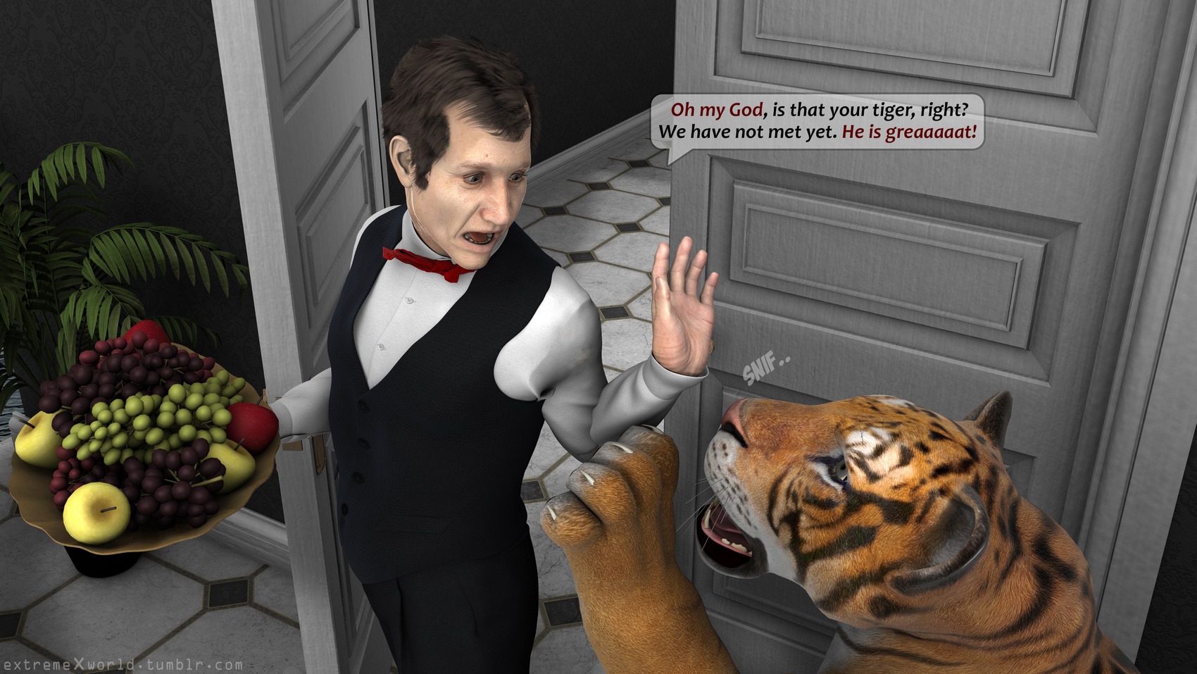 Wild Princess with Tiger [Extremexworld], Wild Princess with Tiger, page 9 of 77