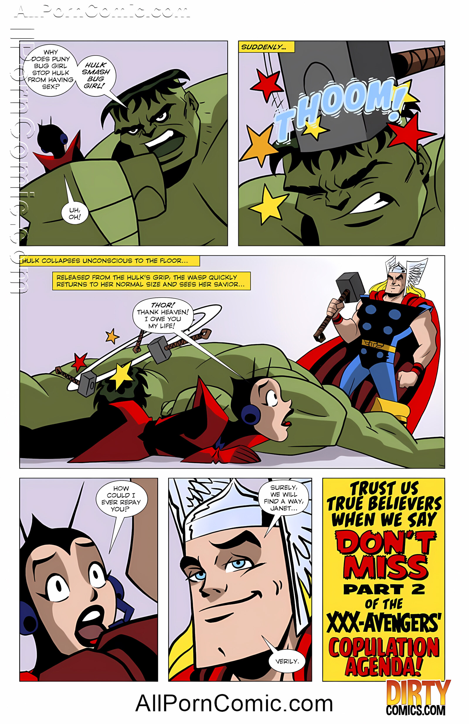 XXX Avengers [Dirty Comics], XXX Avengers 1, page 11 of 11