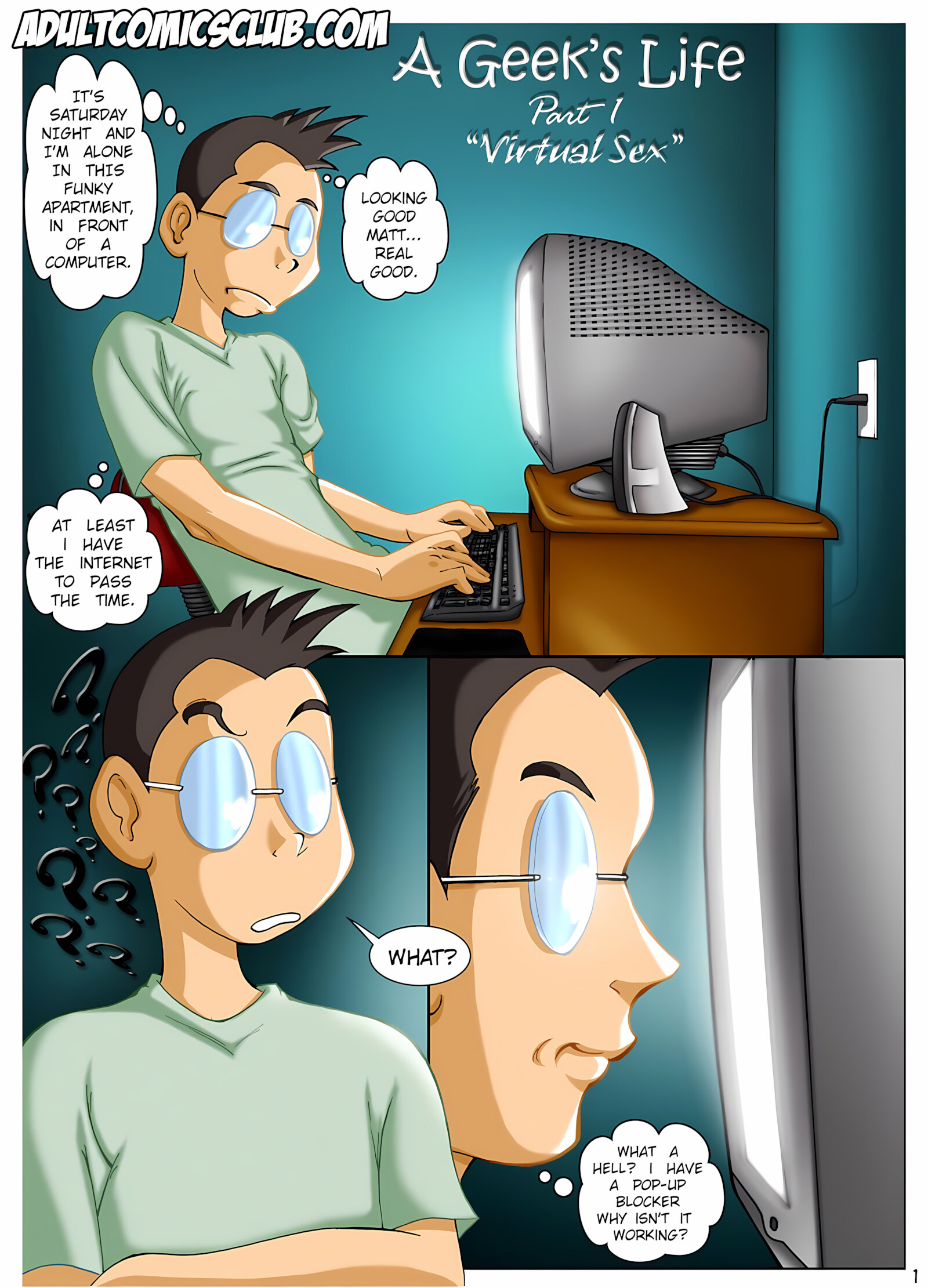 A Geek’s Life [Romulo Melkor Mancin], A Geek’s Life, page 1 of 20
