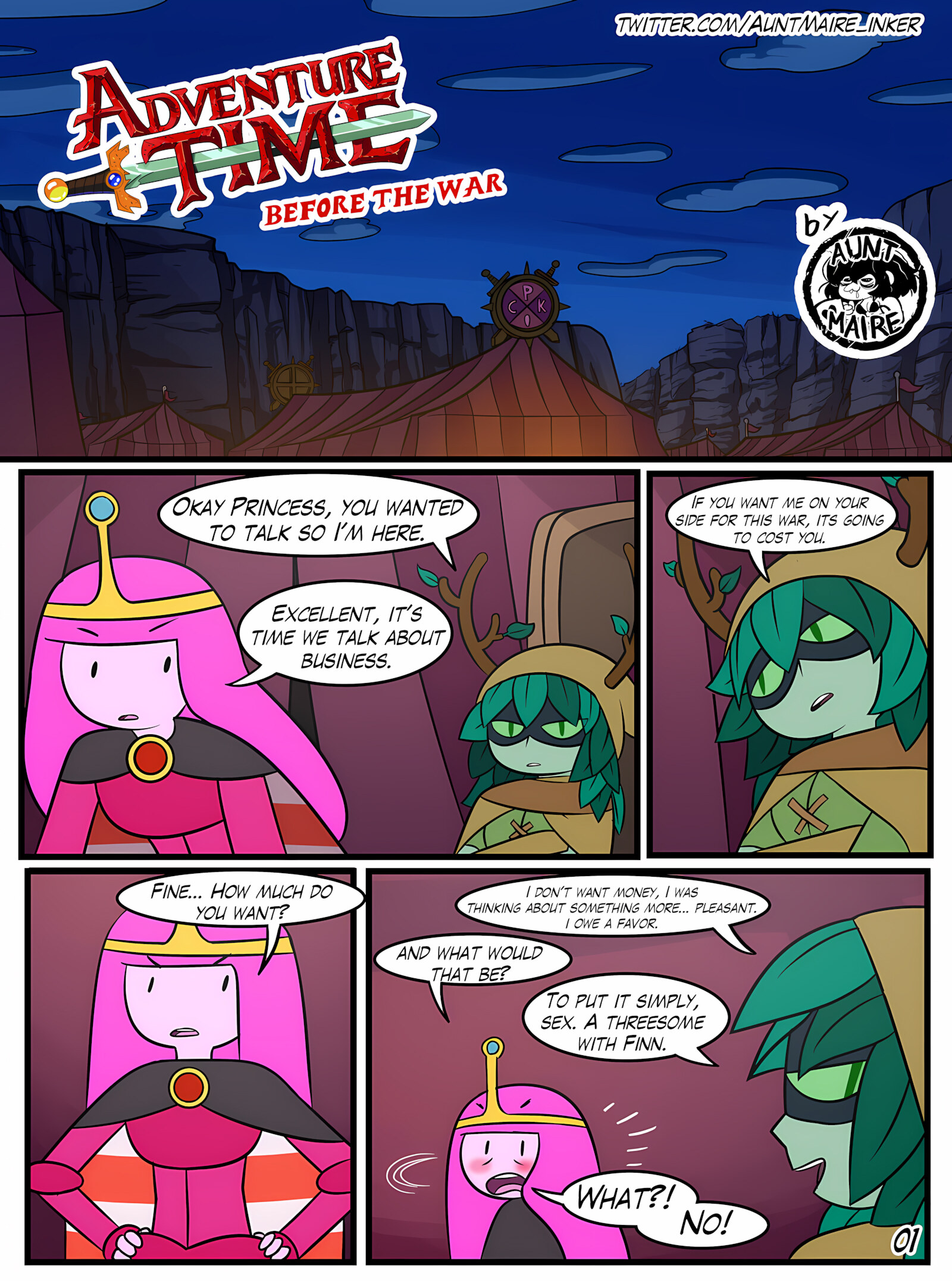Before the War [Inker Shike], Before the War, page 1 of 10
