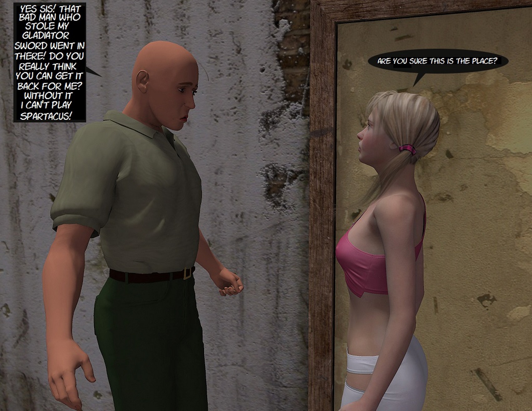 A good sister [Moiarte3D], A Good Sister 1, page 1 of 36
