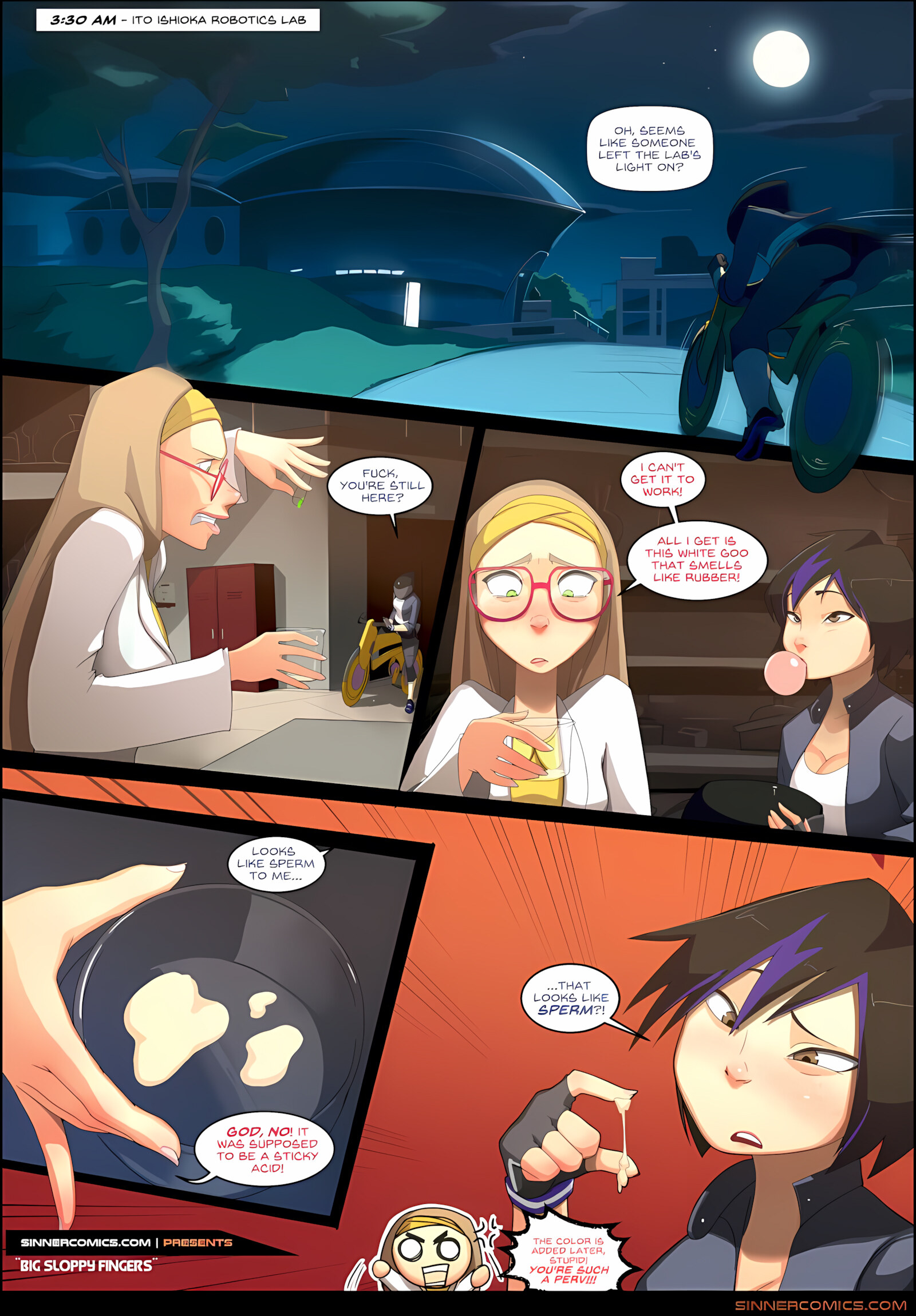 Big Sloppy Fingers [SillyGirl], Big Sloppy Fingers, page 1 of 11