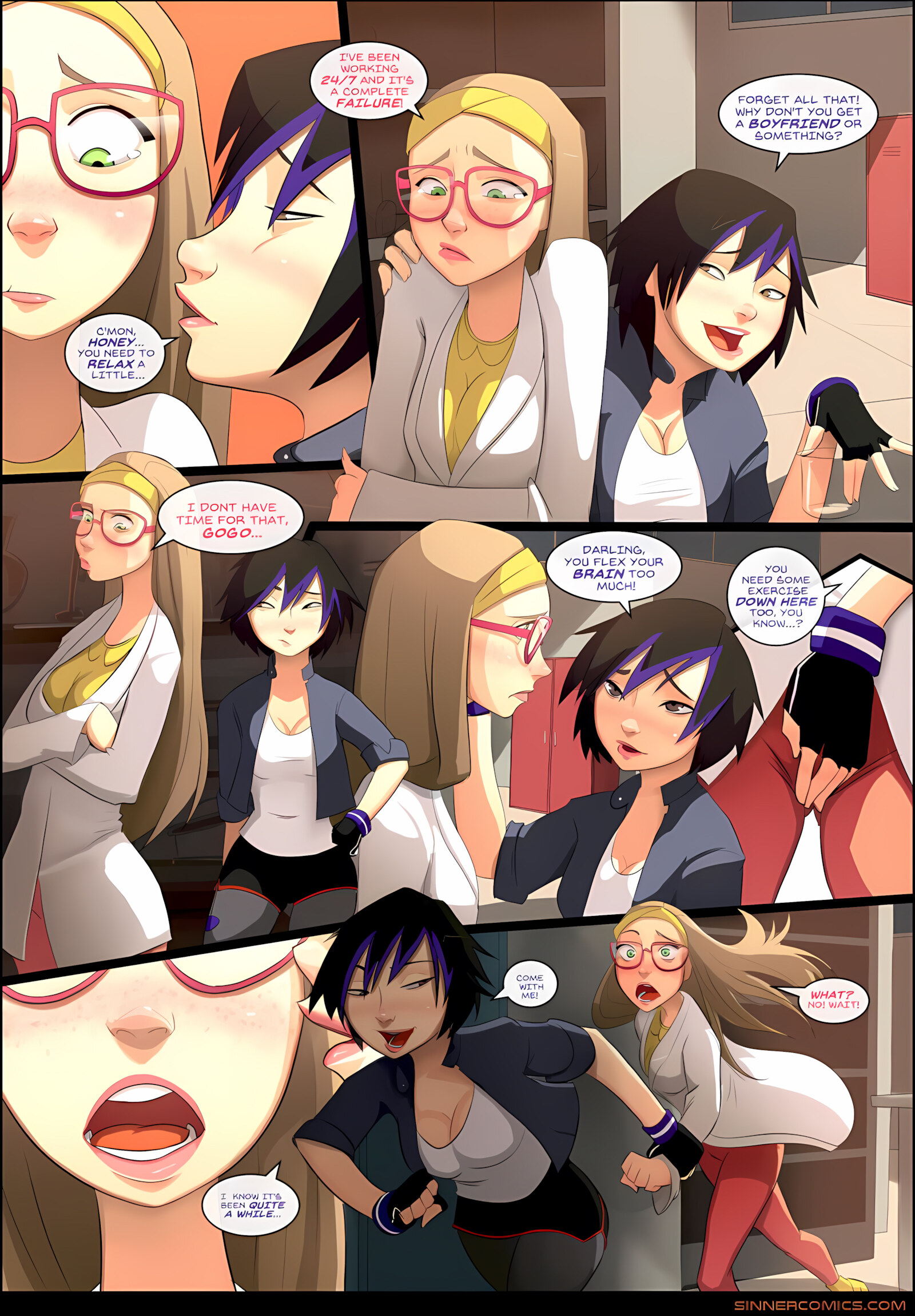 Big Sloppy Fingers [SillyGirl], Big Sloppy Fingers, page 2 of 11