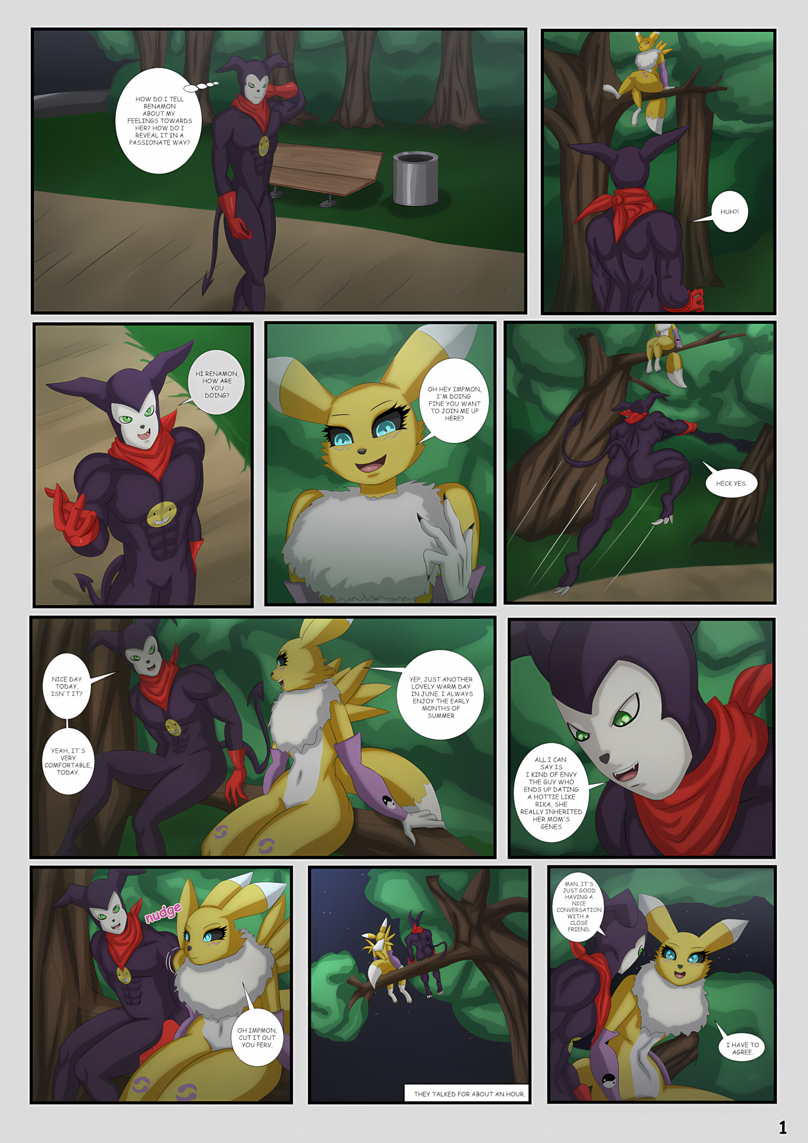Biomerge Deviancy (Digimon) [Magnificent Sexy Gals], Biomerge Deviancy, page 2 of 19