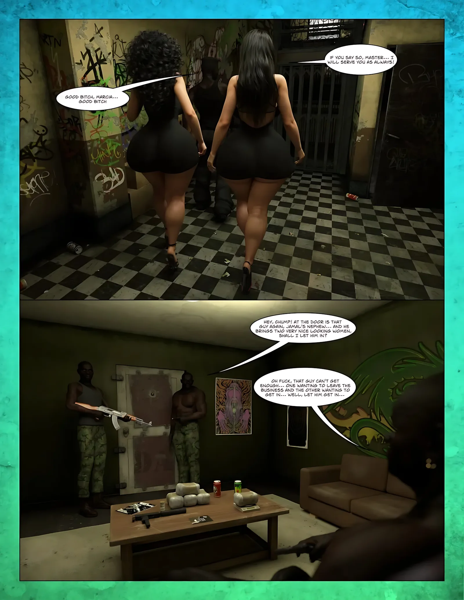 Black Takeover – The Ortega’s Chronicles [Moiarte3D], 4. Black Takeover- The Ortega's Chronicles Ch. 4, page 28 of 31