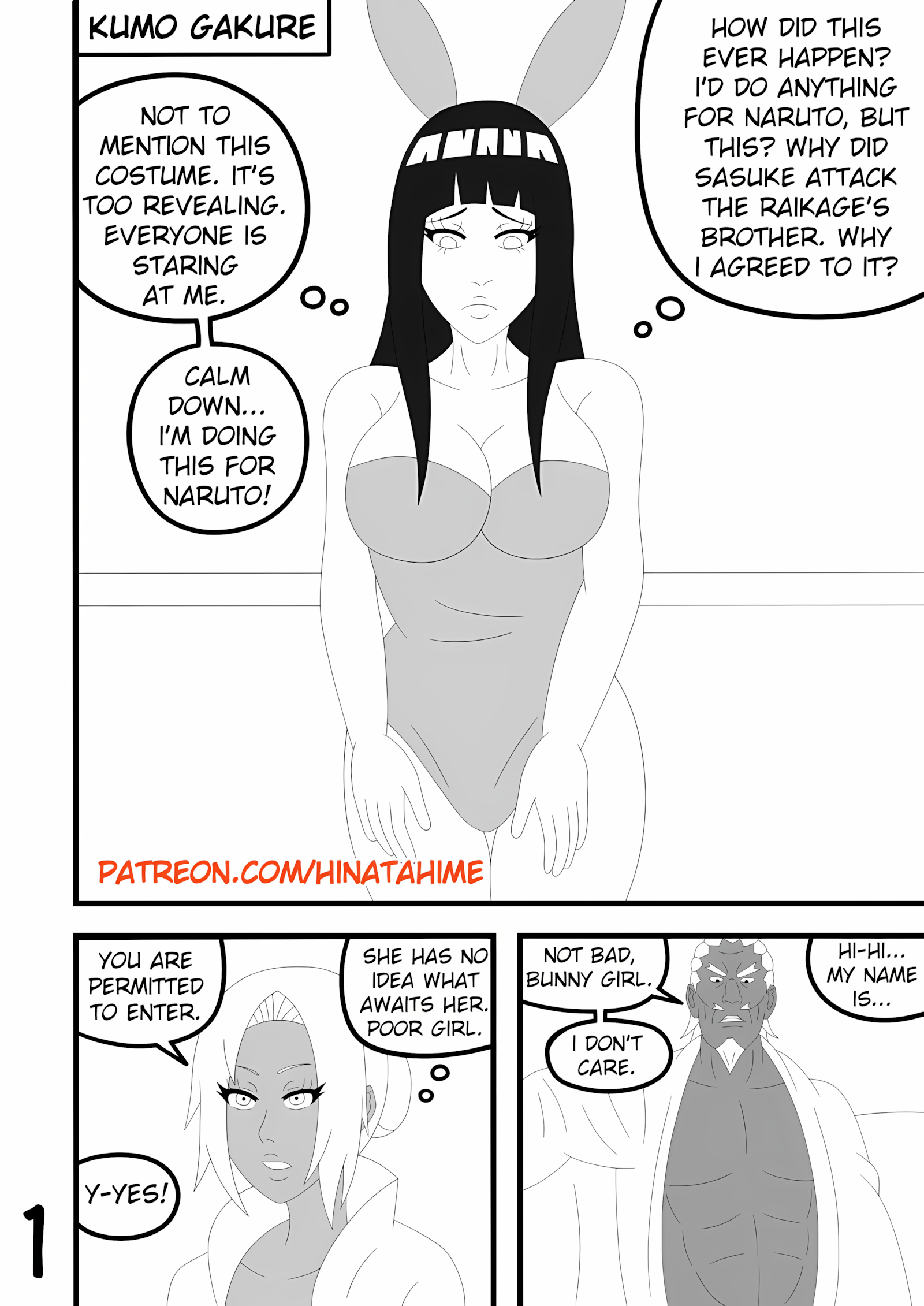 Blacked Bunny – Naruto [Hinata-hime], Blacked Bunny - Naruto, page 2 of 6