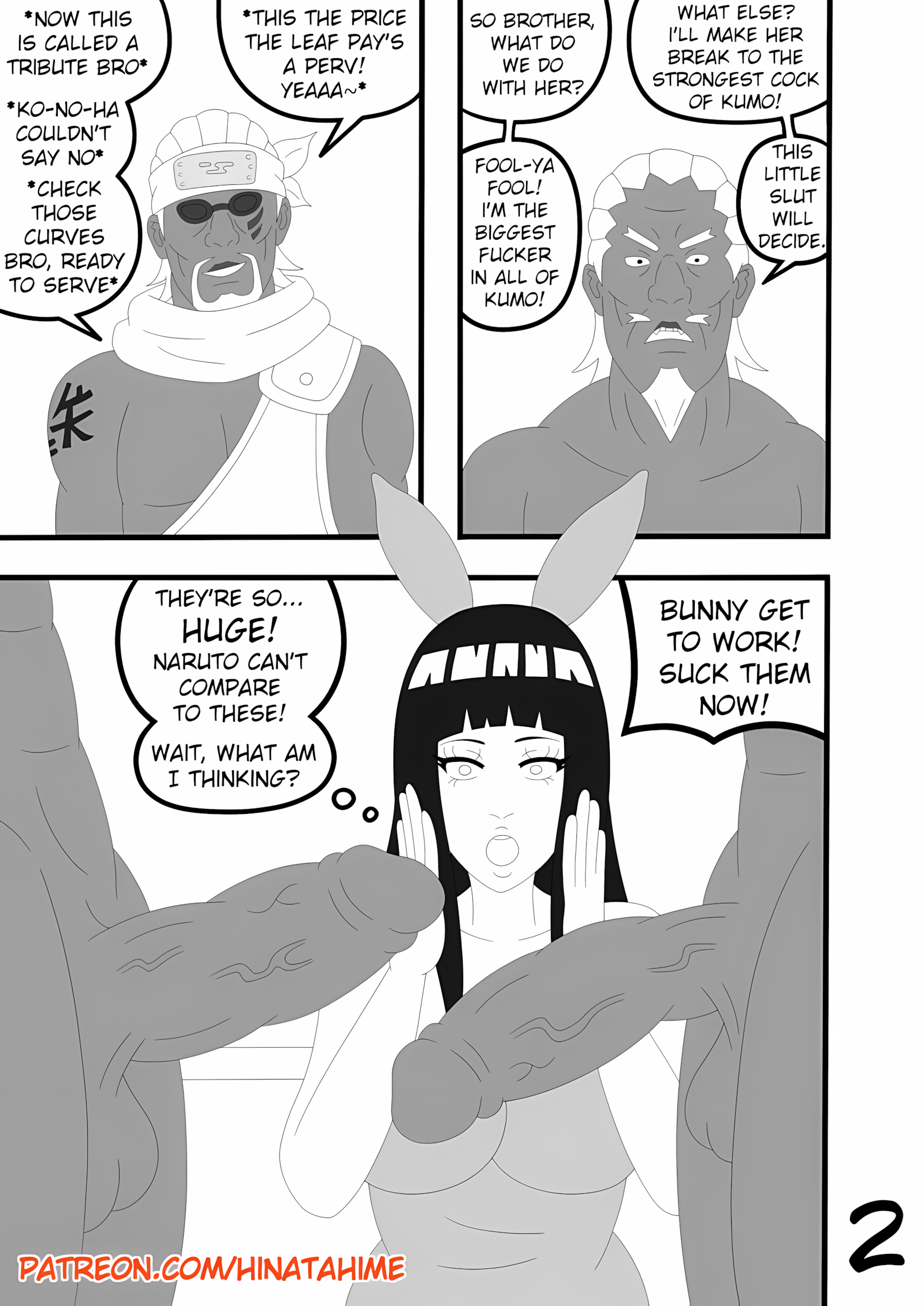 Blacked Bunny – Naruto [Hinata-hime], Blacked Bunny - Naruto, page 3 of 6