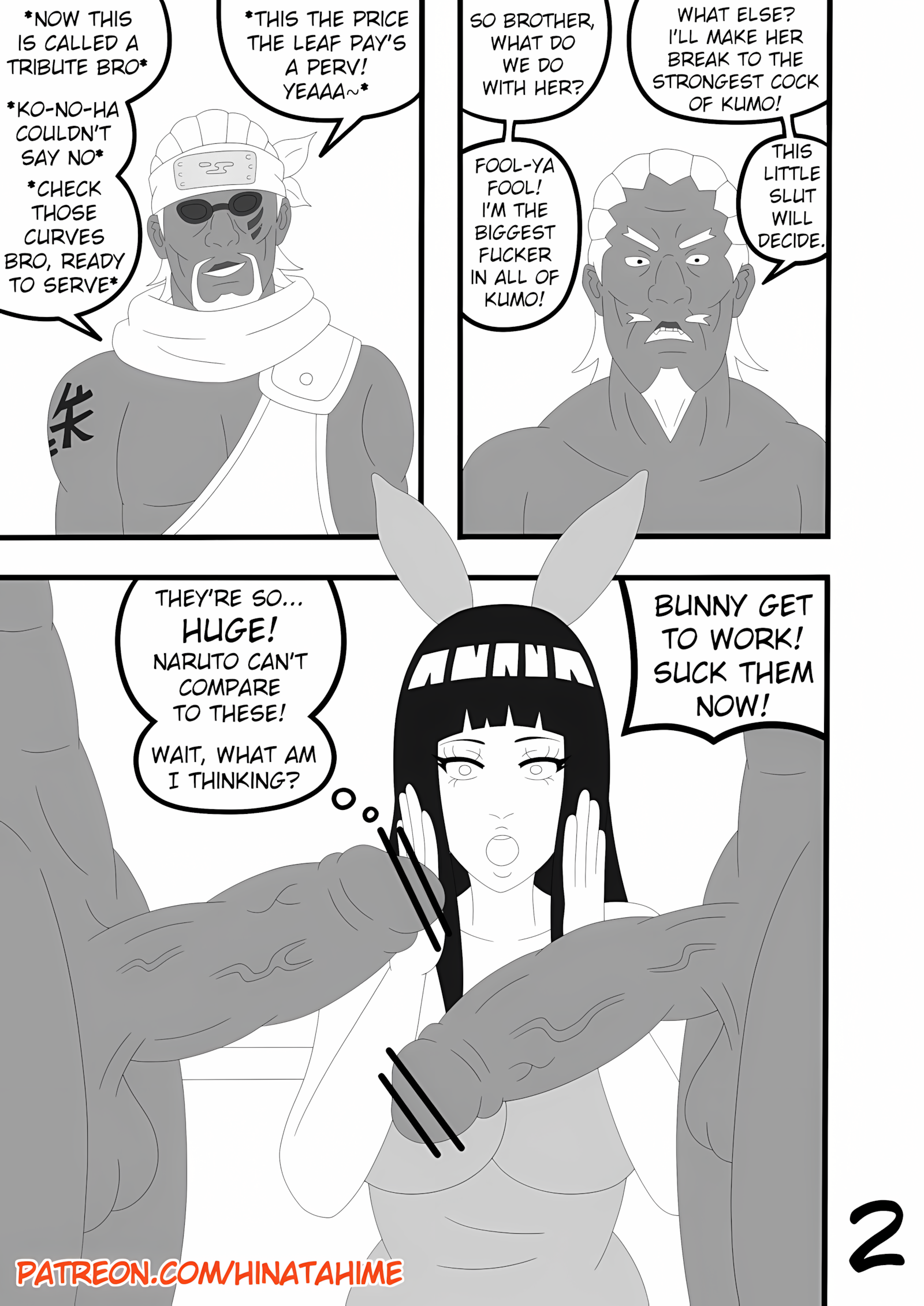 Blacked Bunny – Naruto [Hinata-hime], Blacked Bunny - Naruto, page 4 of 6