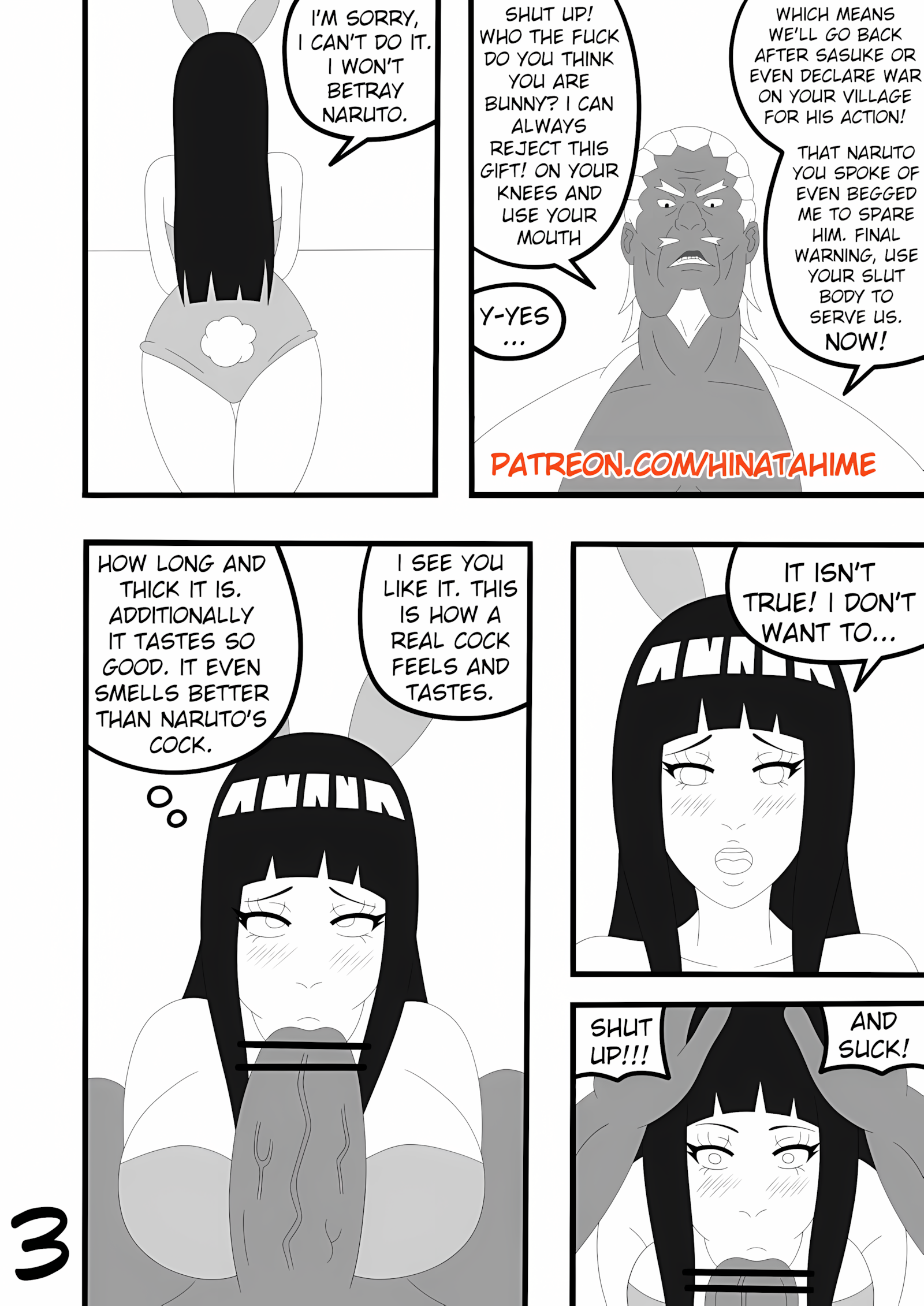 Blacked Bunny – Naruto [Hinata-hime], Blacked Bunny - Naruto, page 5 of 6