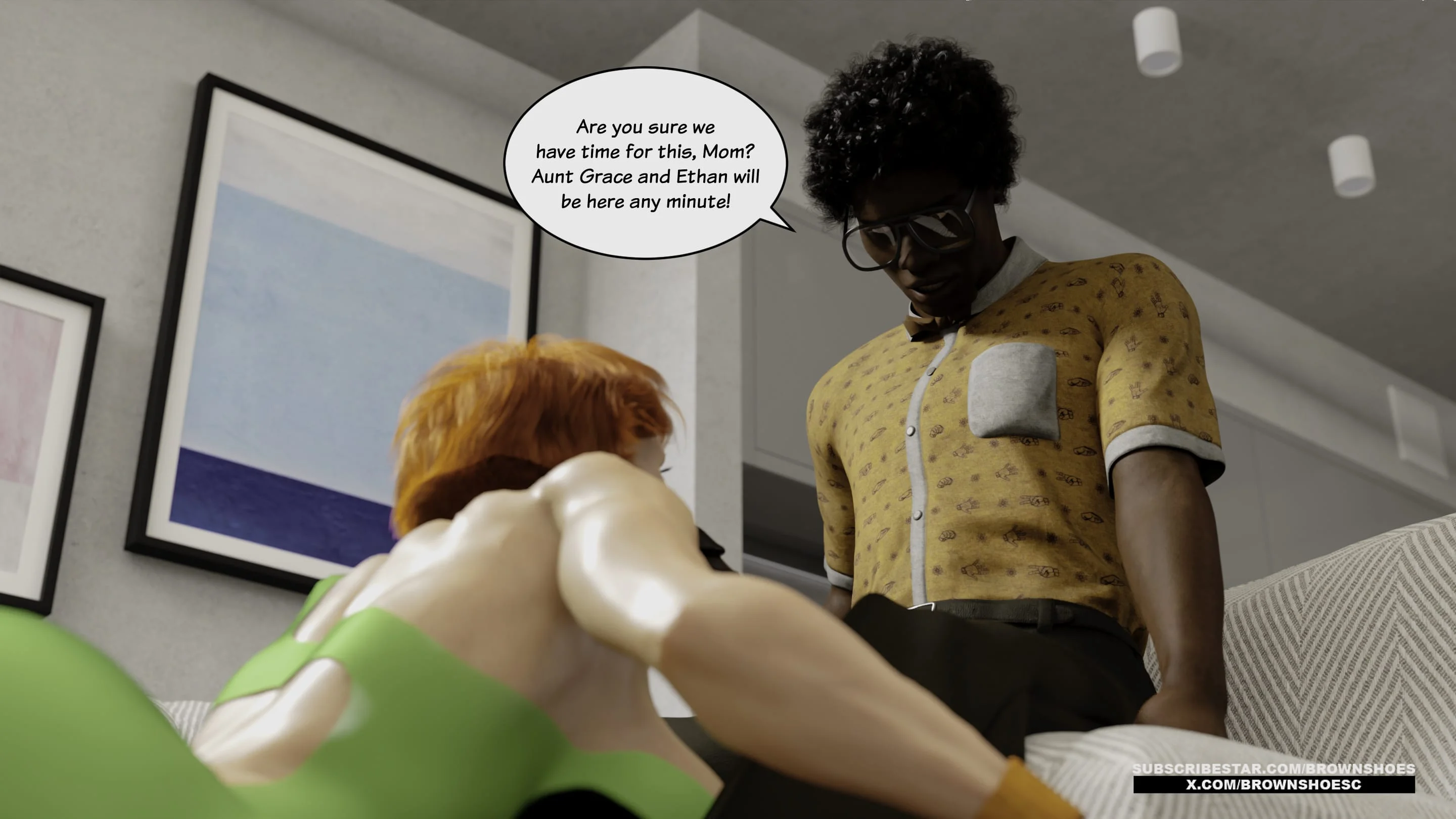 Blacked Home 11-12 [Brown Shoes], Blacked Home 13, page 2 of 84
