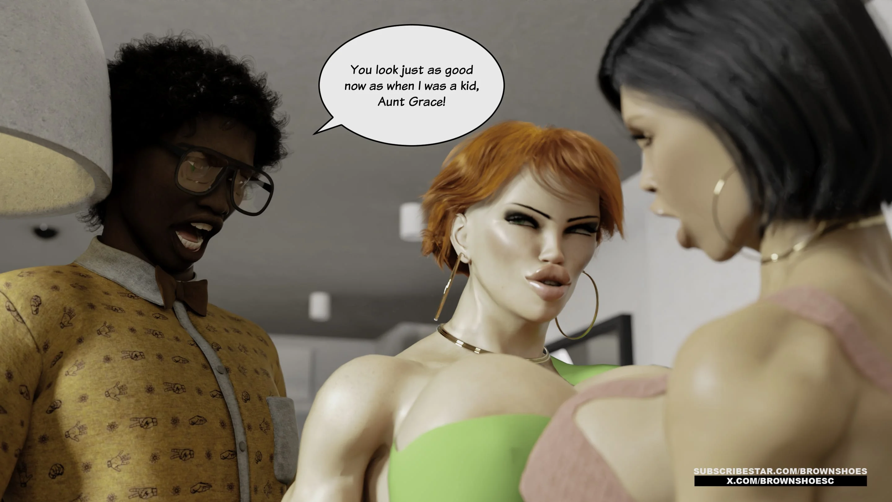 Blacked Home 11-12 [Brown Shoes], Blacked Home 13, page 14 of 84