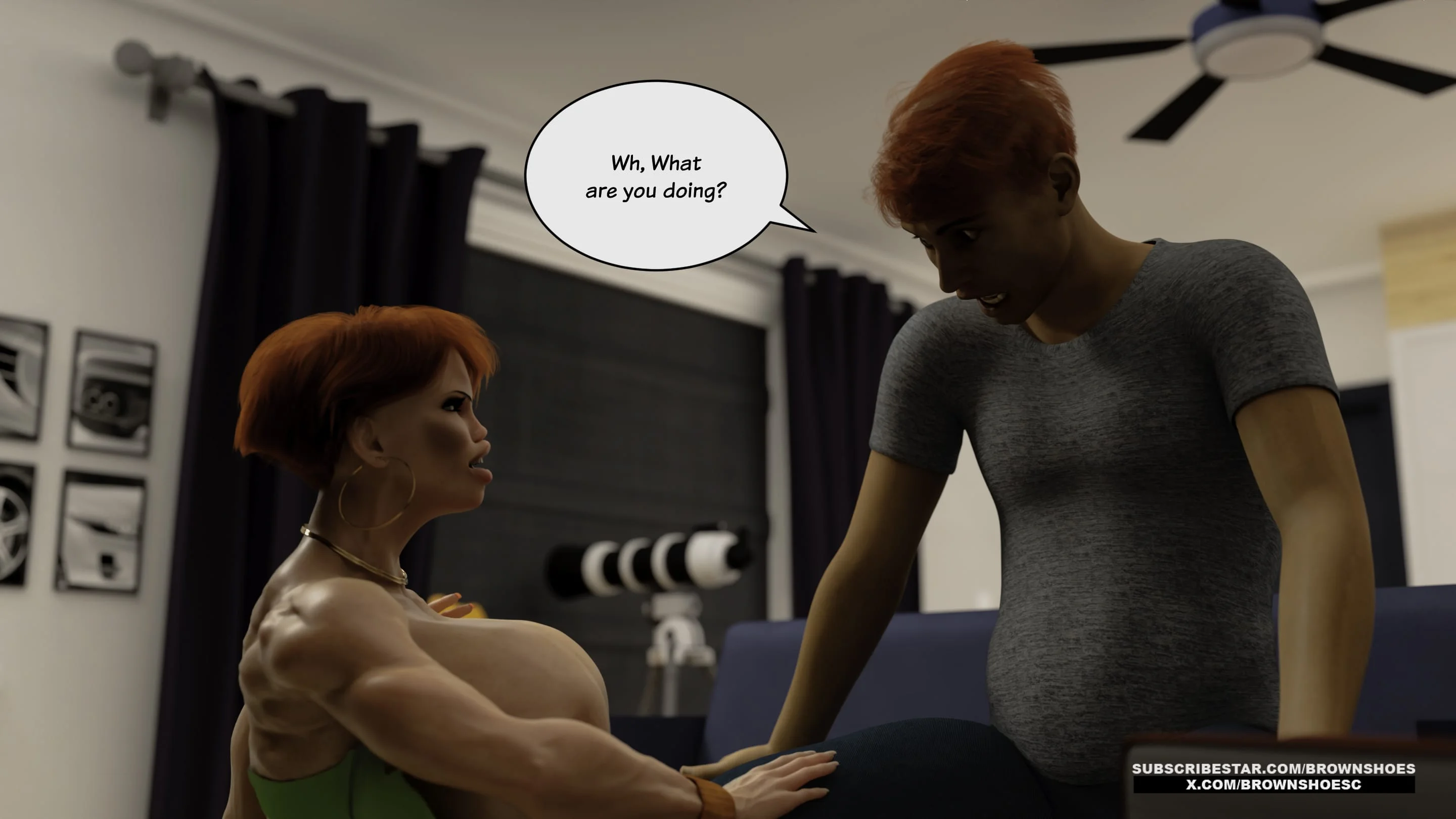 Blacked Home 11-12 [Brown Shoes], Blacked Home 13, page 36 of 84