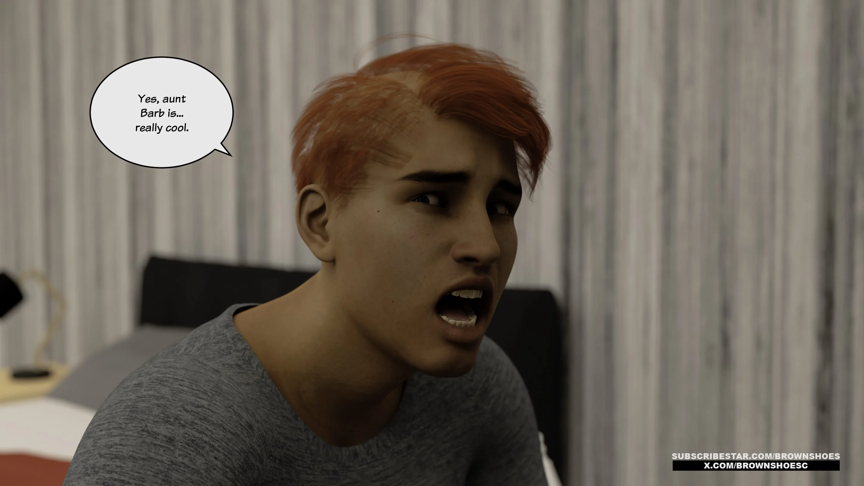 Blacked Home 11-12 [Brown Shoes], Blacked Home 13, page 42 of 84