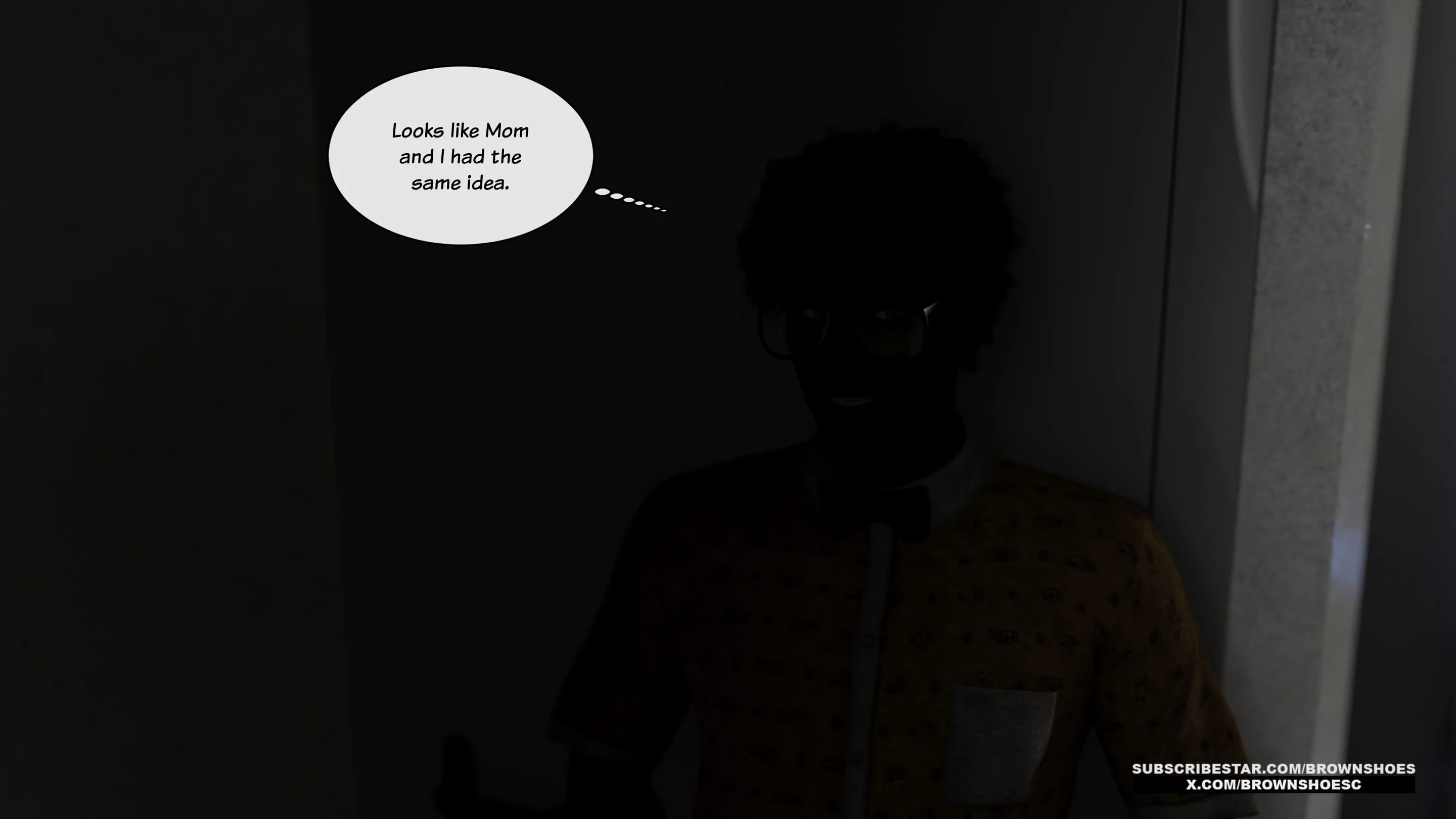 Blacked Home 11-12 [Brown Shoes], Blacked Home 13, page 59 of 84