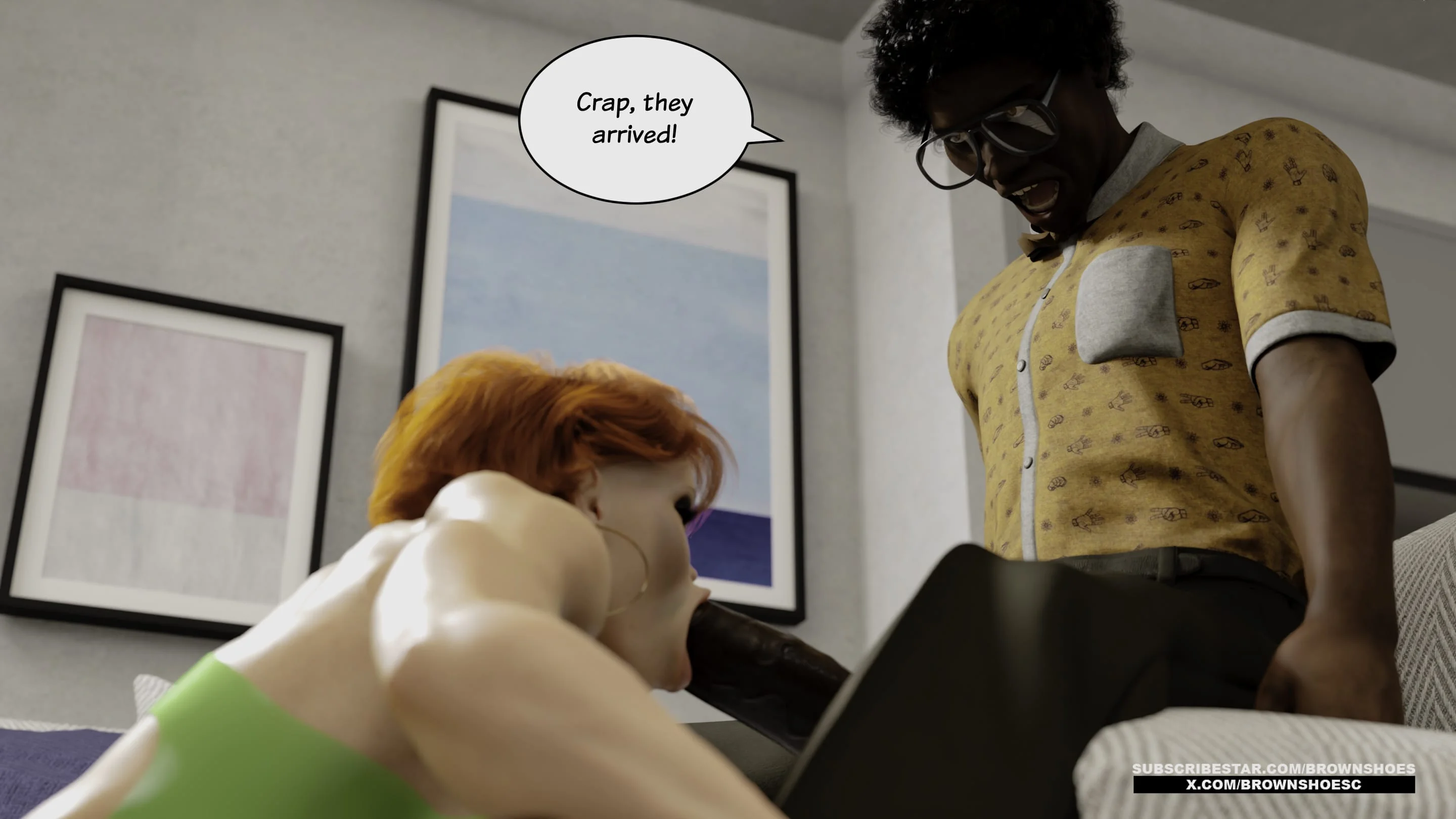 Blacked Home 11-12 [Brown Shoes], Blacked Home 13, page 7 of 84