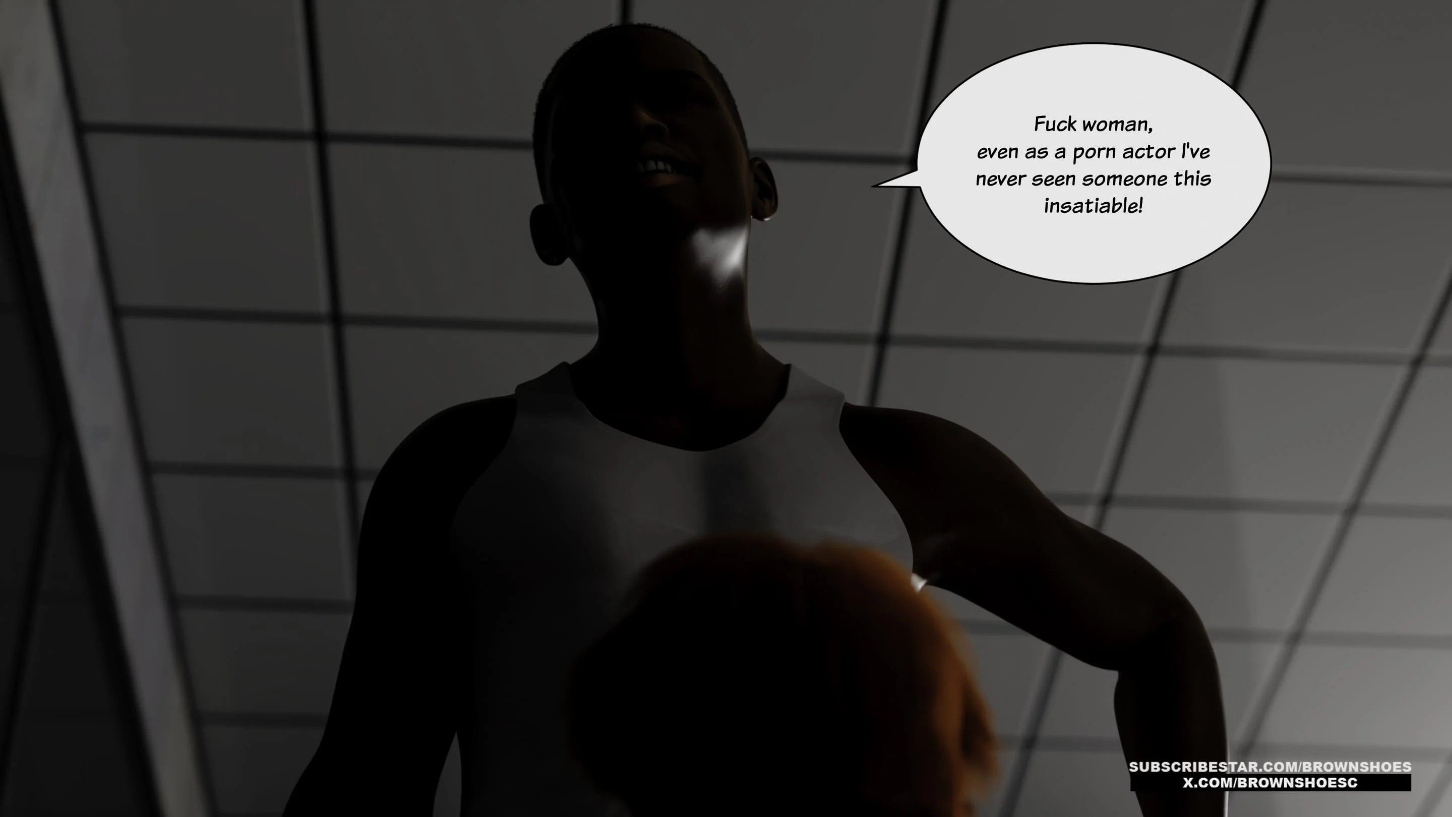 Blacked Home 11-12 [Brown Shoes], Blacked Home 13, page 75 of 84