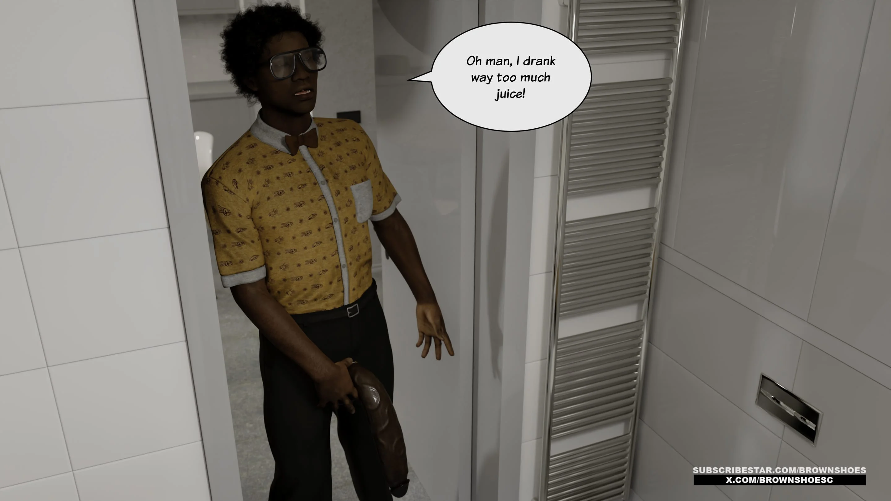 Blacked Home 11-12 [Brown Shoes], Blacked Home 13, page 78 of 84