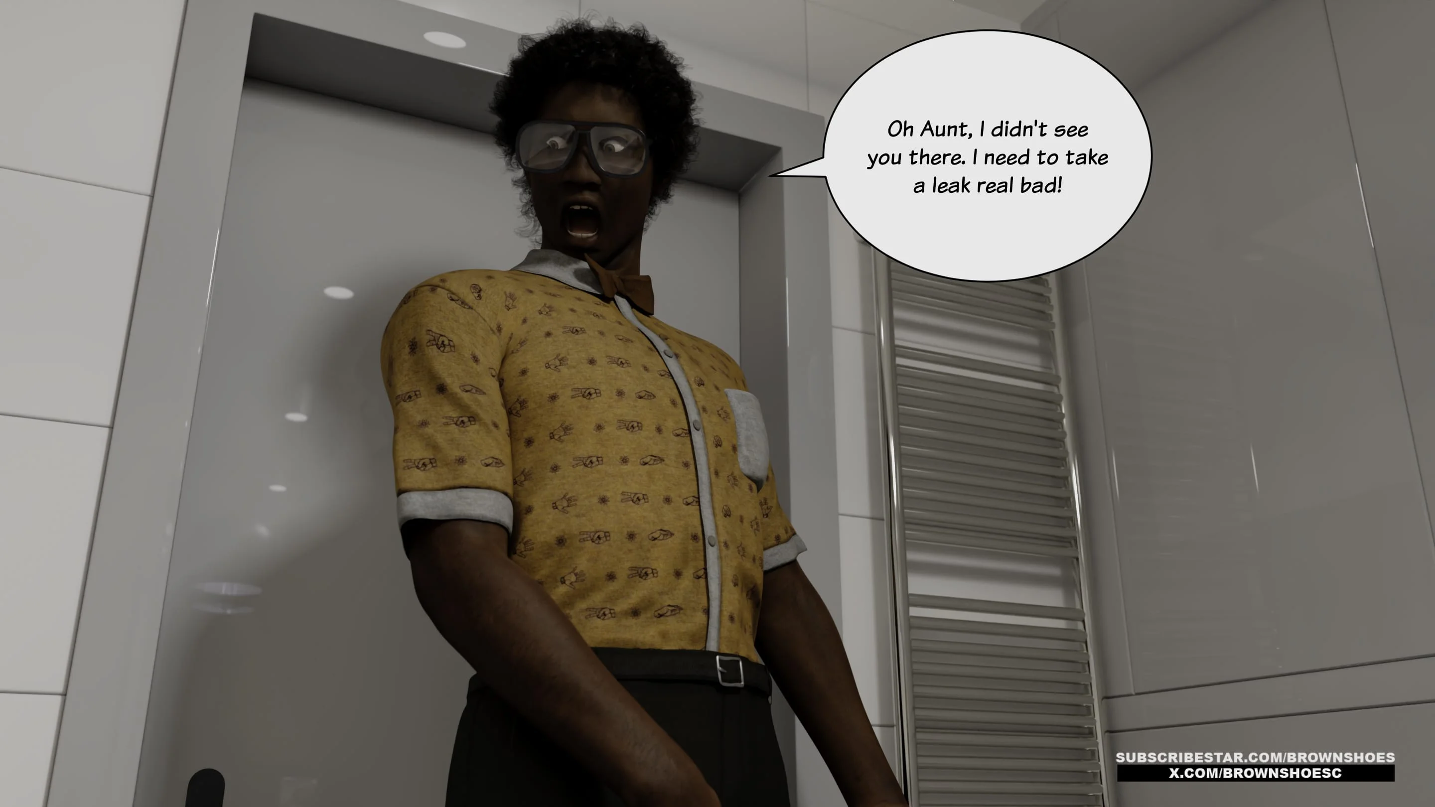 Blacked Home 11-12 [Brown Shoes], Blacked Home 13, page 80 of 84