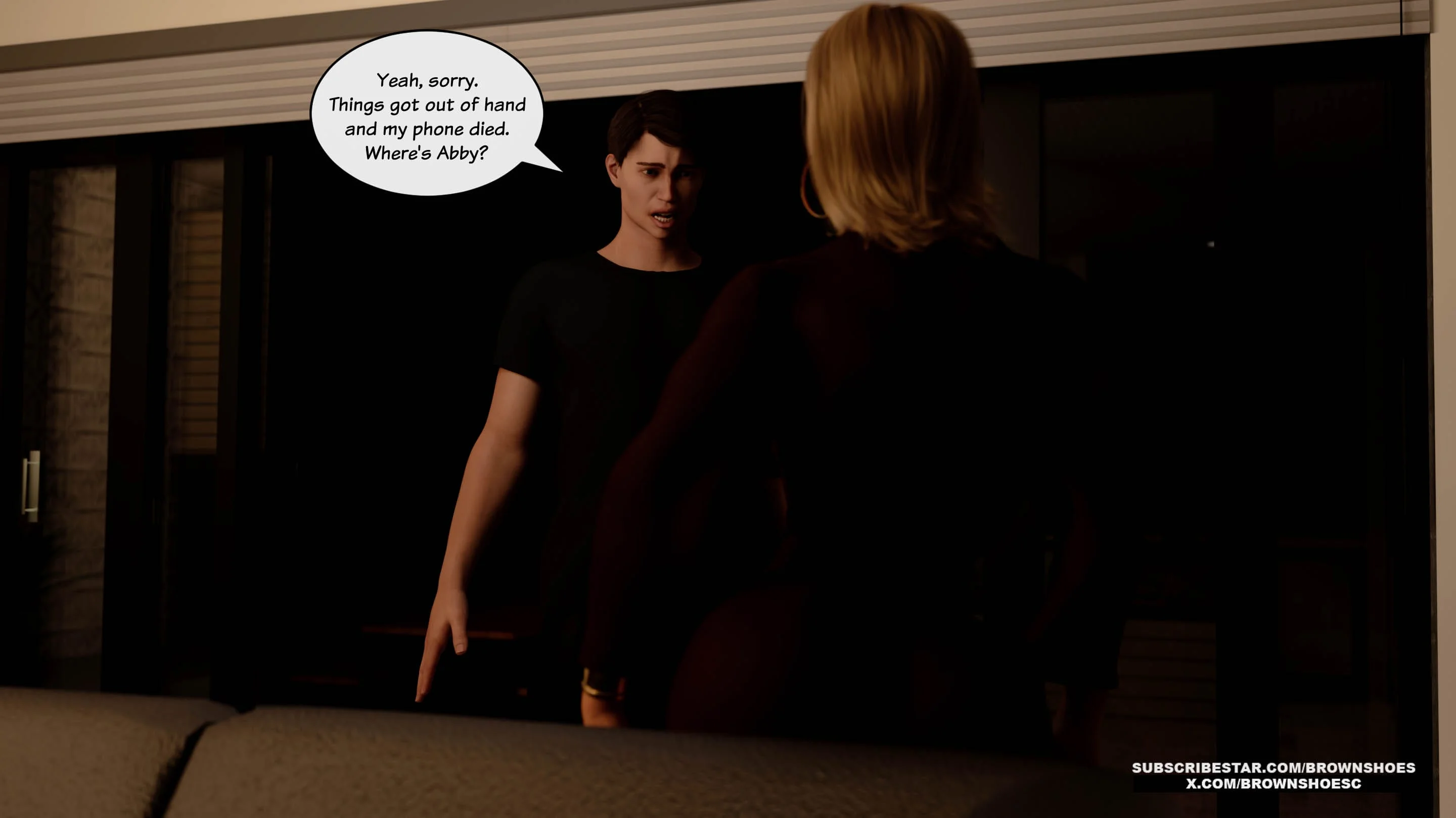 Blacked Home 11-12 [Brown Shoes], Blacked Home 12, page 138 of 169