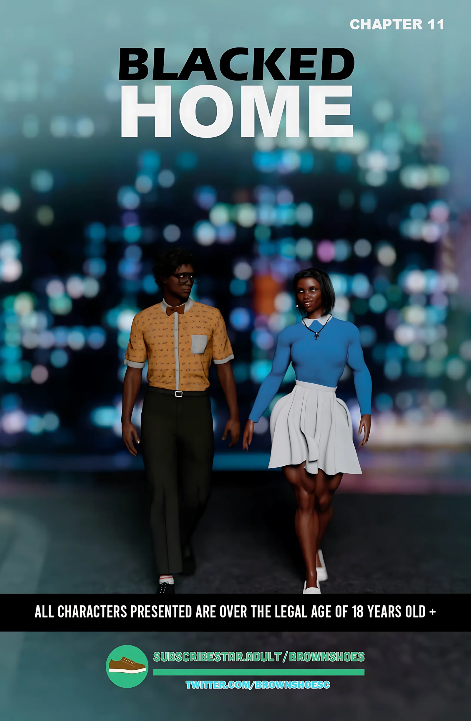Blacked Home 11-12 [Brown Shoes], Blacked Home 11, page 1 of 64