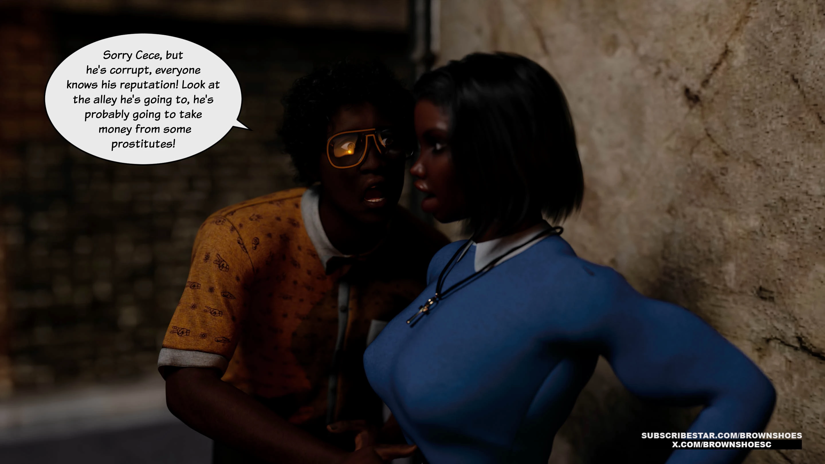 Blacked Home 11-12 [Brown Shoes], Blacked Home 11, page 14 of 64