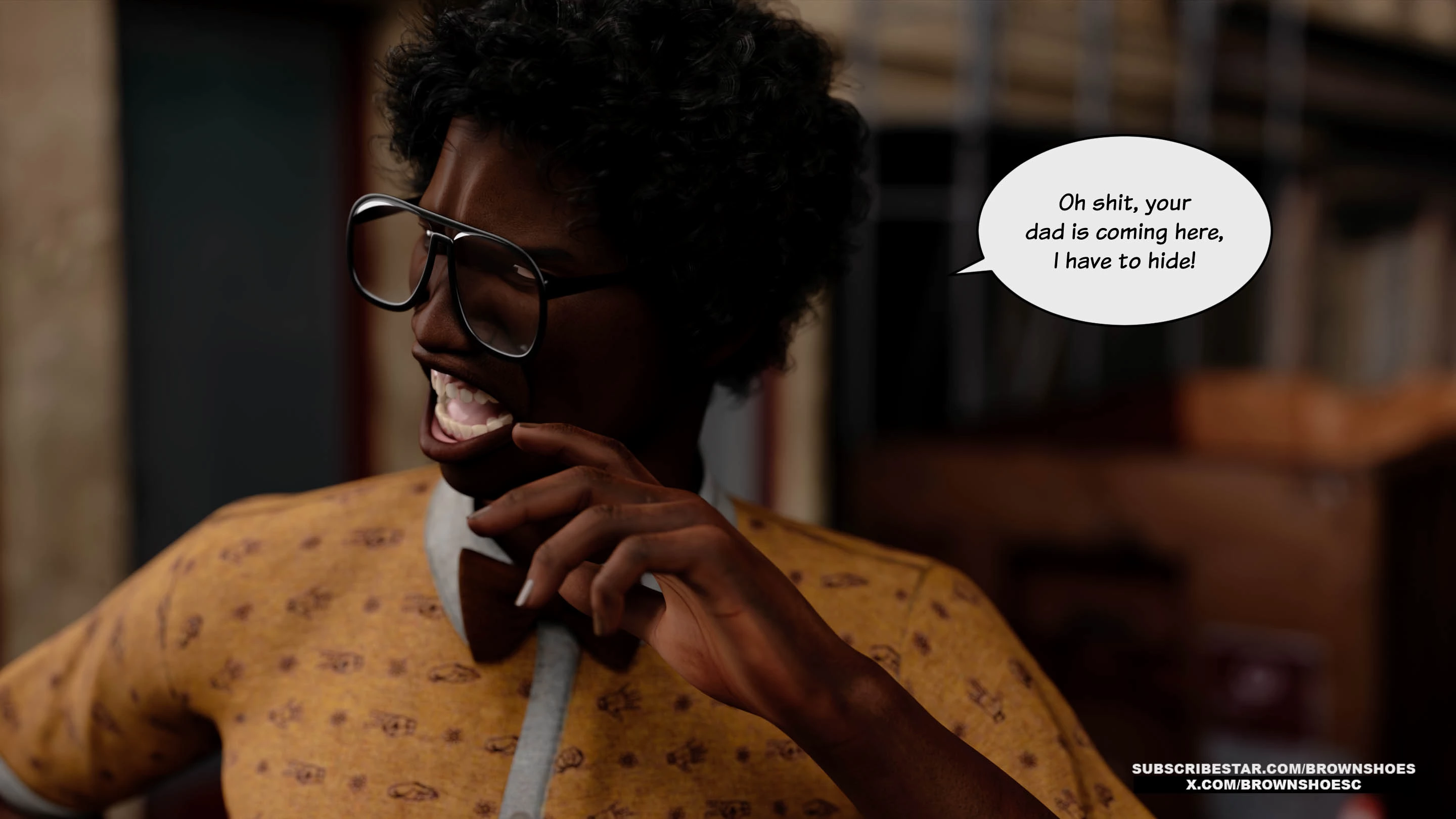 Blacked Home 11-12 [Brown Shoes], Blacked Home 11, page 22 of 64