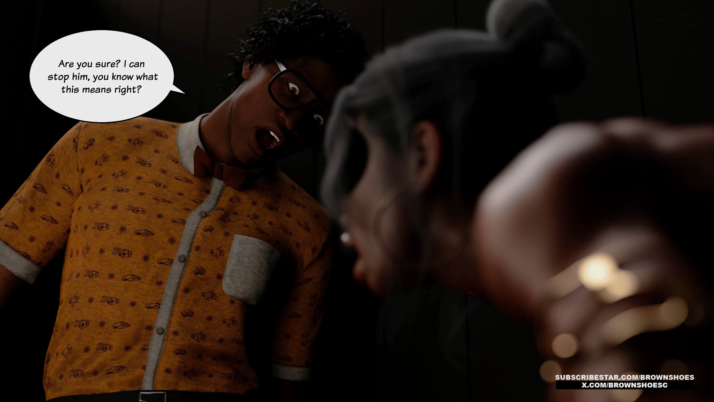 Blacked Home 11-12 [Brown Shoes], Blacked Home 11, page 33 of 64