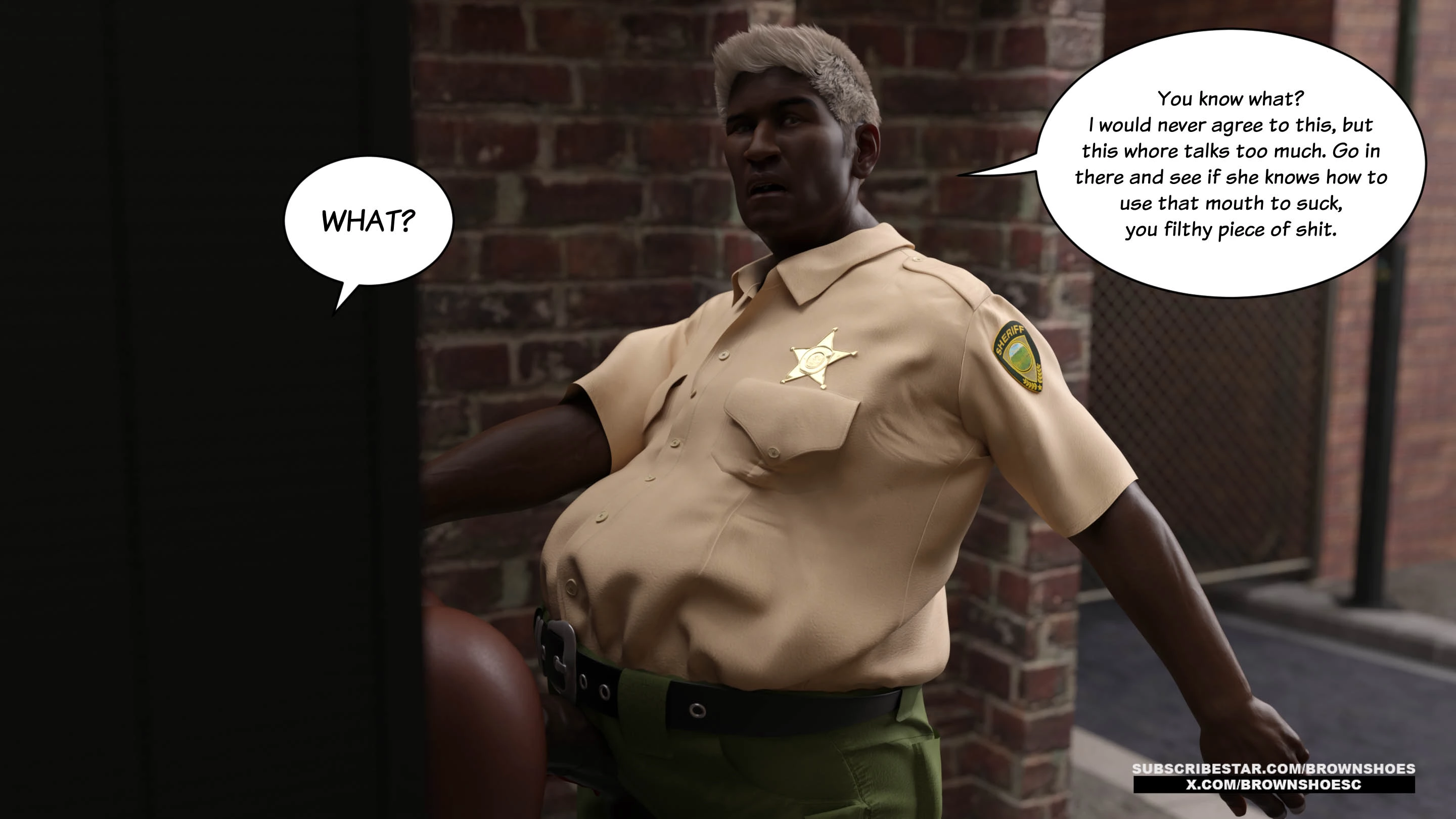 Blacked Home 11-12 [Brown Shoes], Blacked Home 11, page 46 of 64