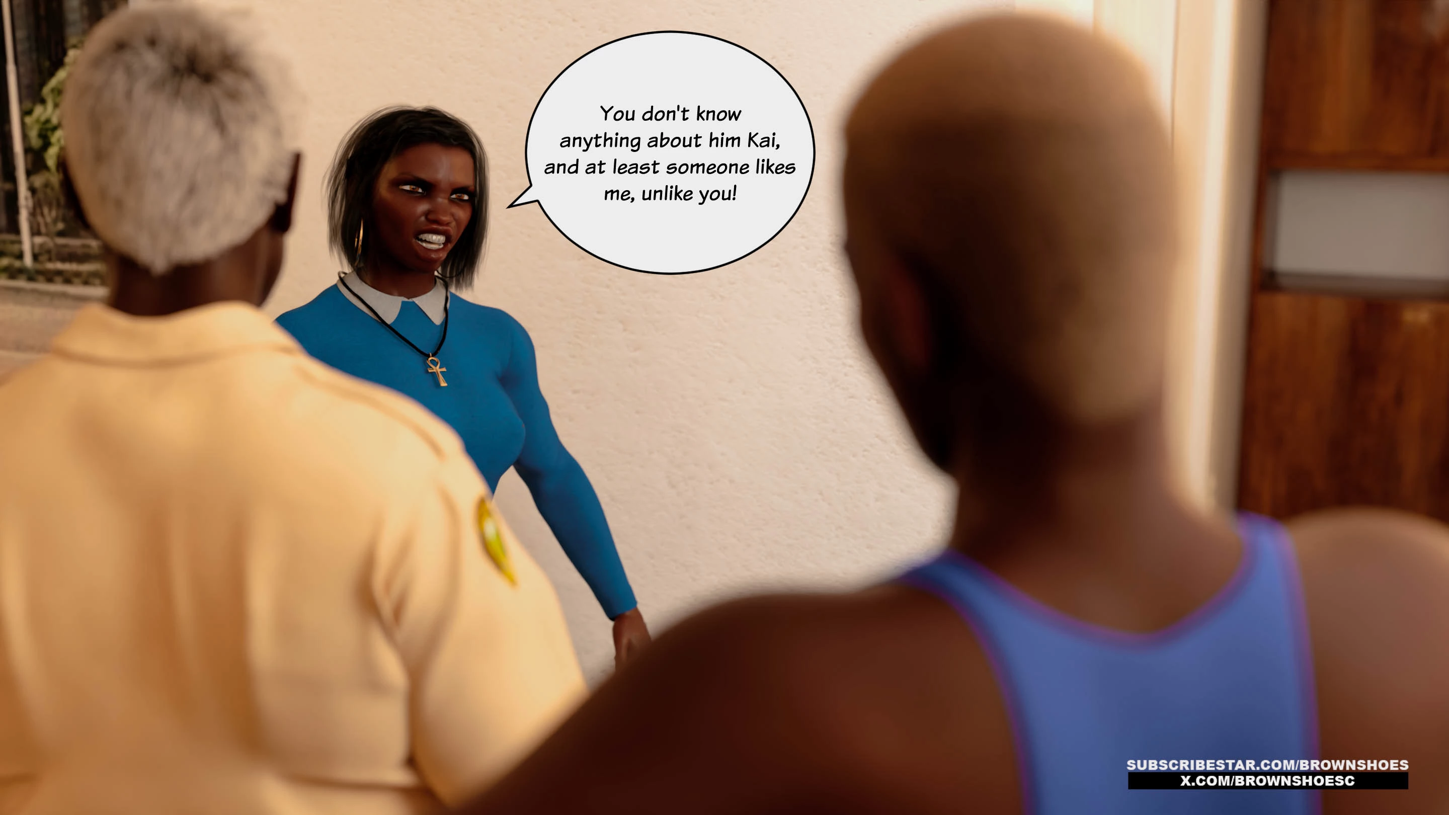 Blacked Home 11-12 [Brown Shoes], Blacked Home 11, page 7 of 64