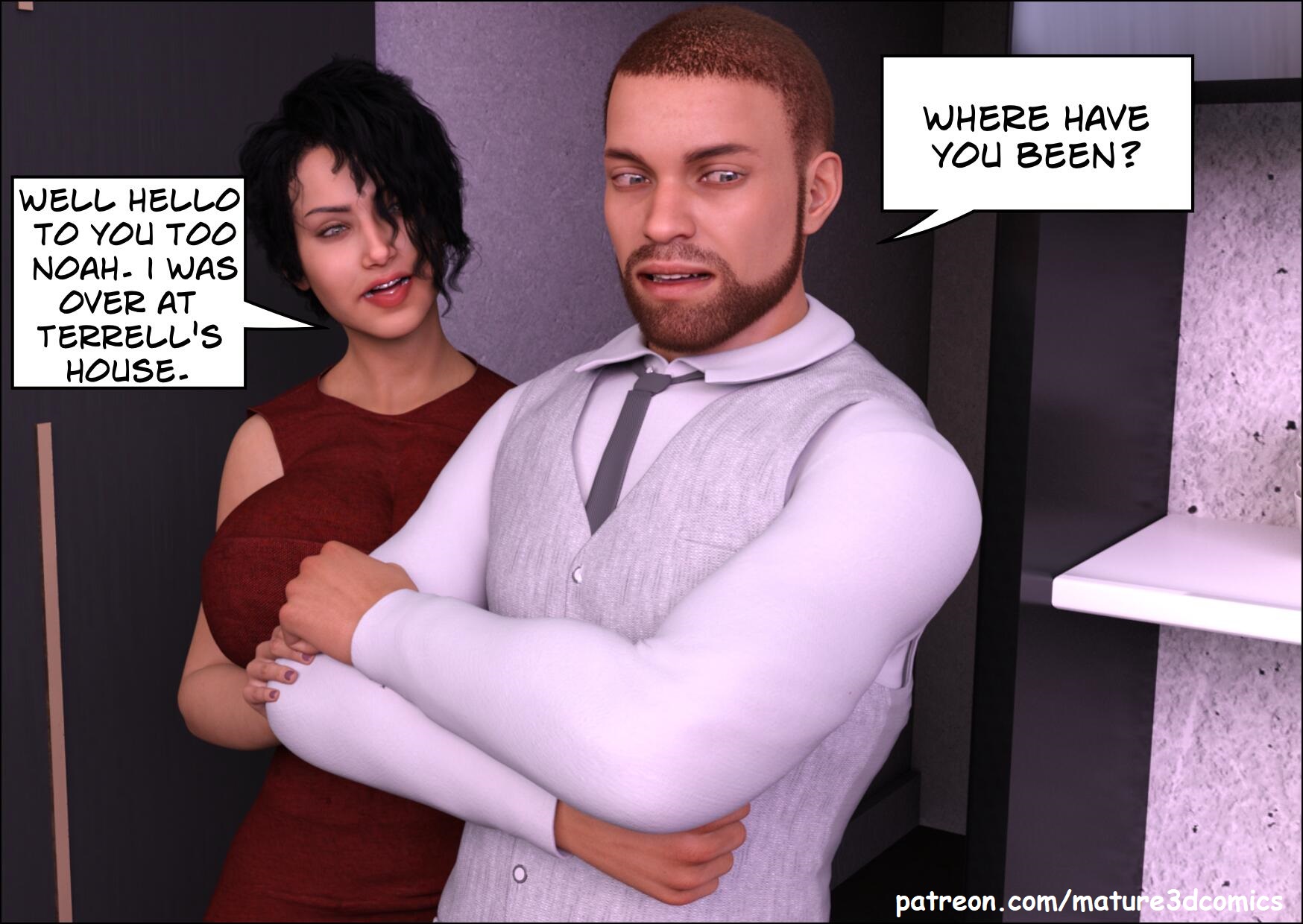 Blame The Virus [Mature3dcomics], Blame The Virus 4, page 1 of 43