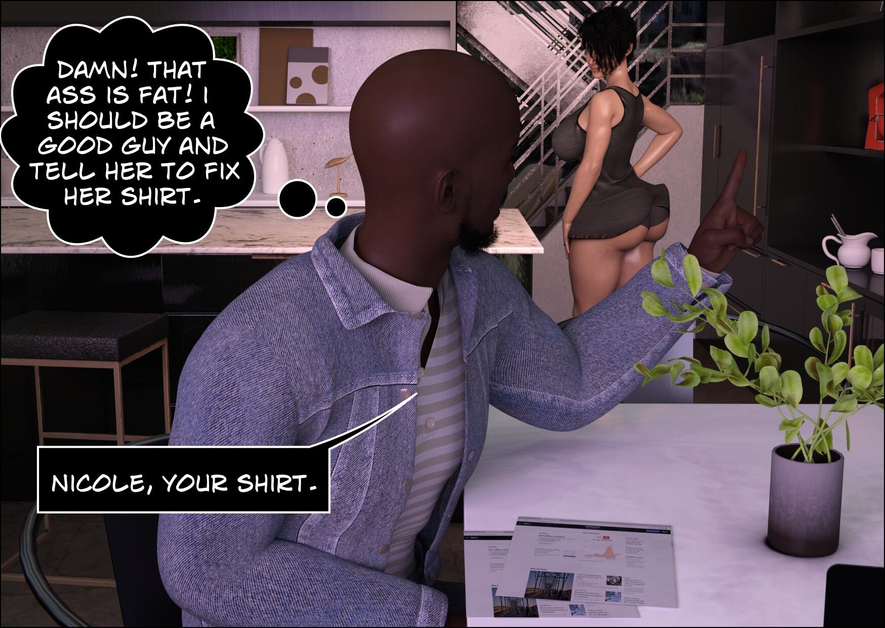 Blame The Virus [Mature3dcomics], Blame The Virus 2, page 2 of 44