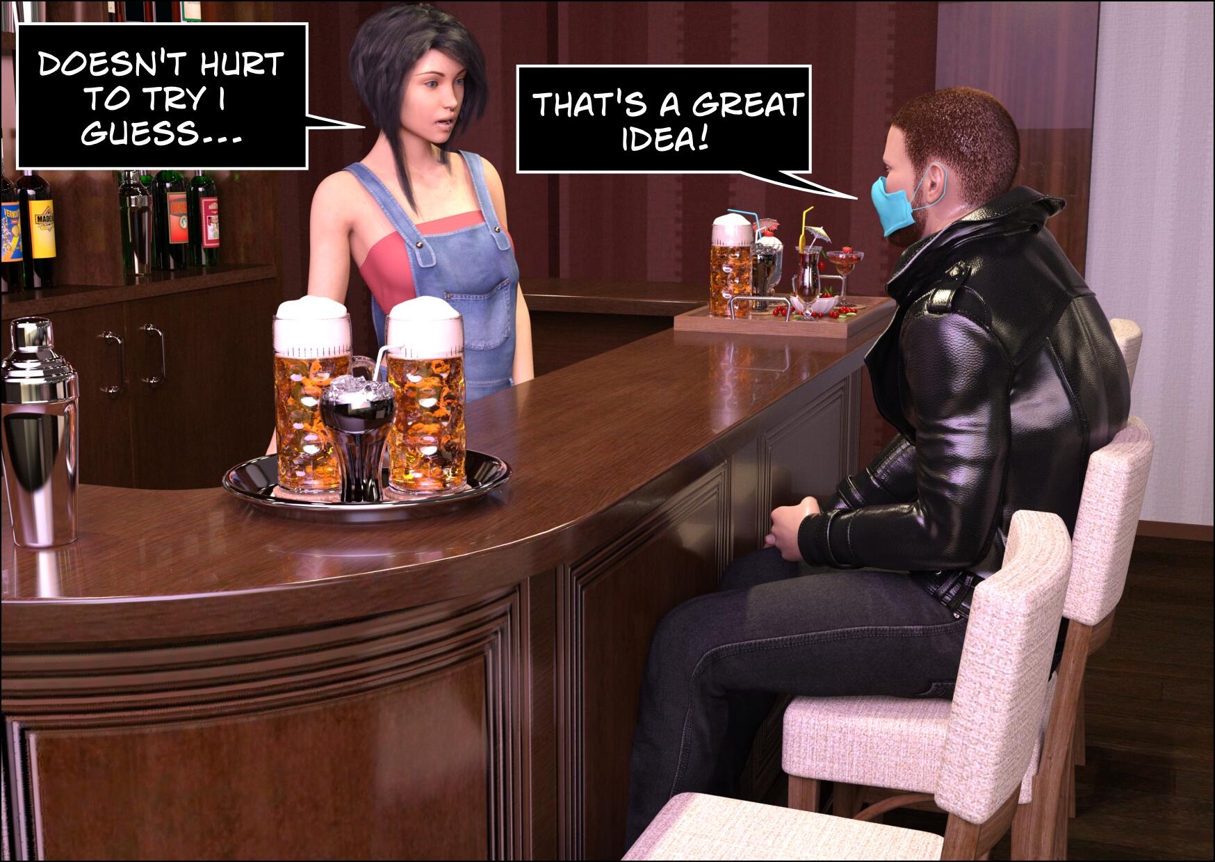 Blame The Virus [Mature3dcomics], Blame The Virus 2, page 22 of 44