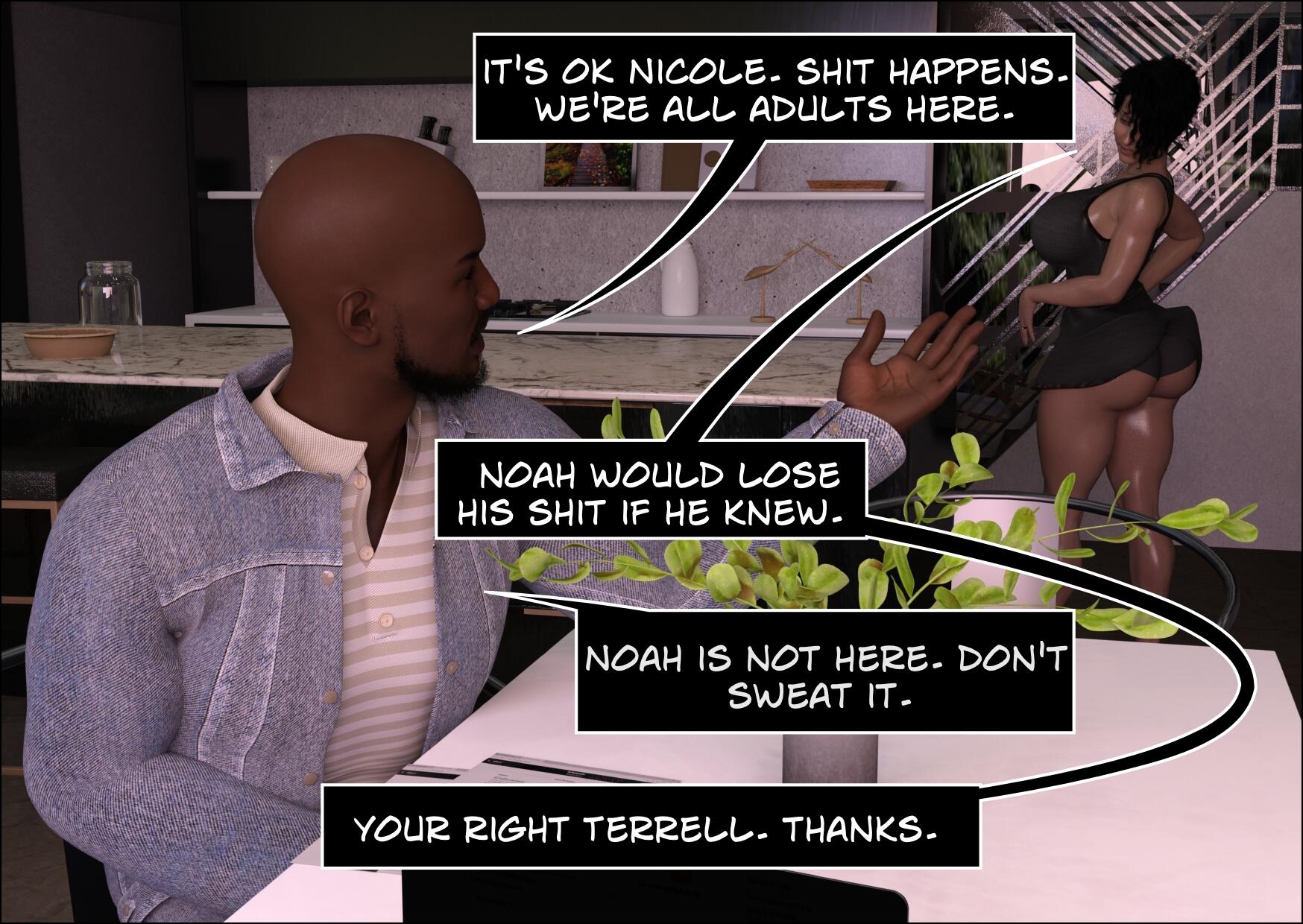 Blame The Virus [Mature3dcomics], Blame The Virus 2, page 4 of 44