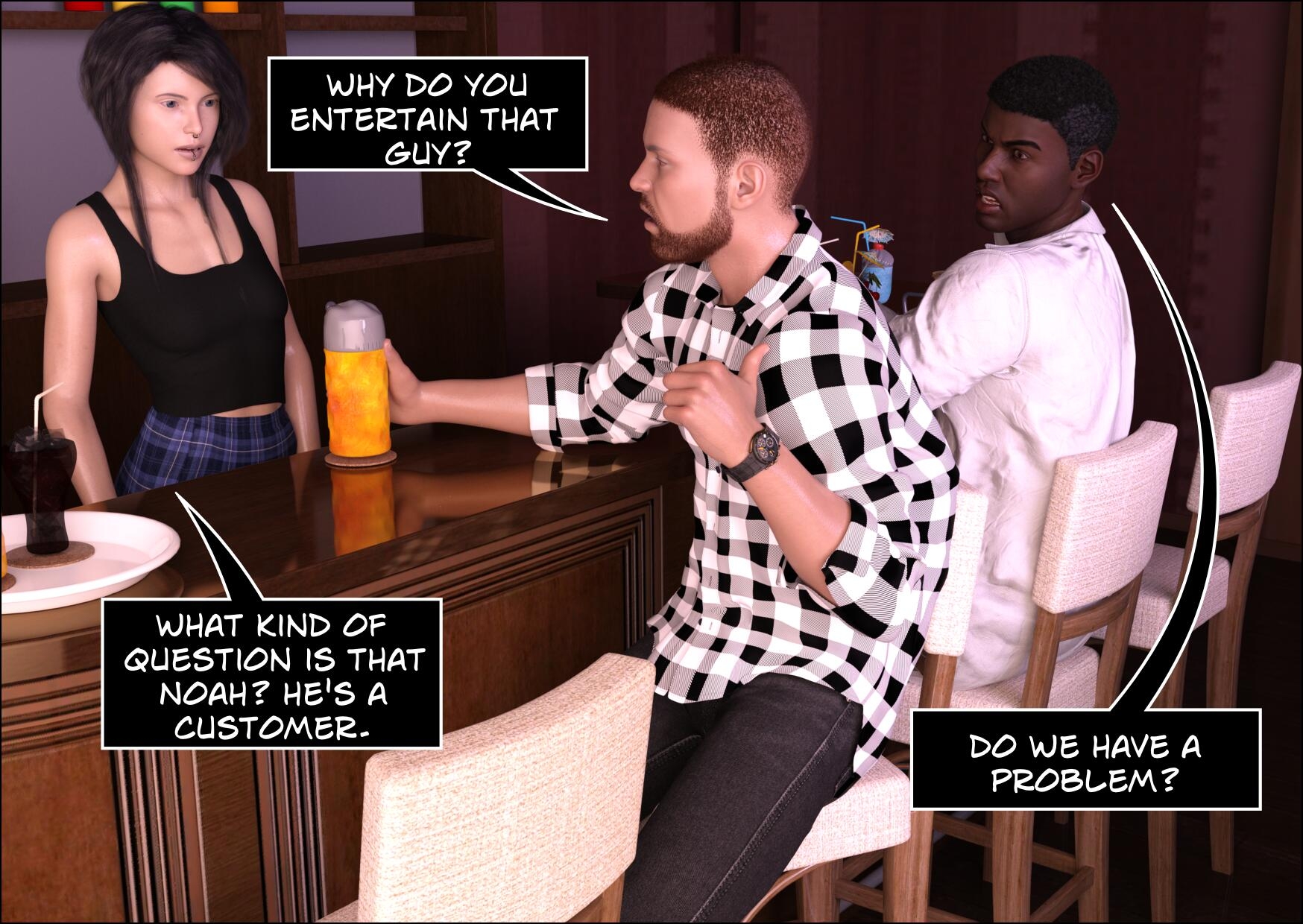Blame The Virus [Mature3dcomics], Blame The Virus 1, page 2 of 28