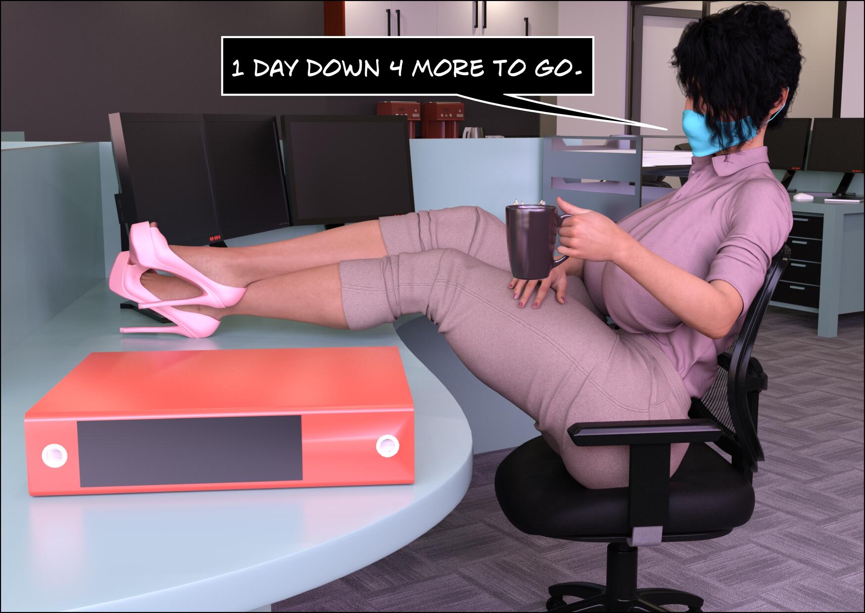 Blame The Virus [Mature3dcomics], Blame The Virus 1, page 7 of 28