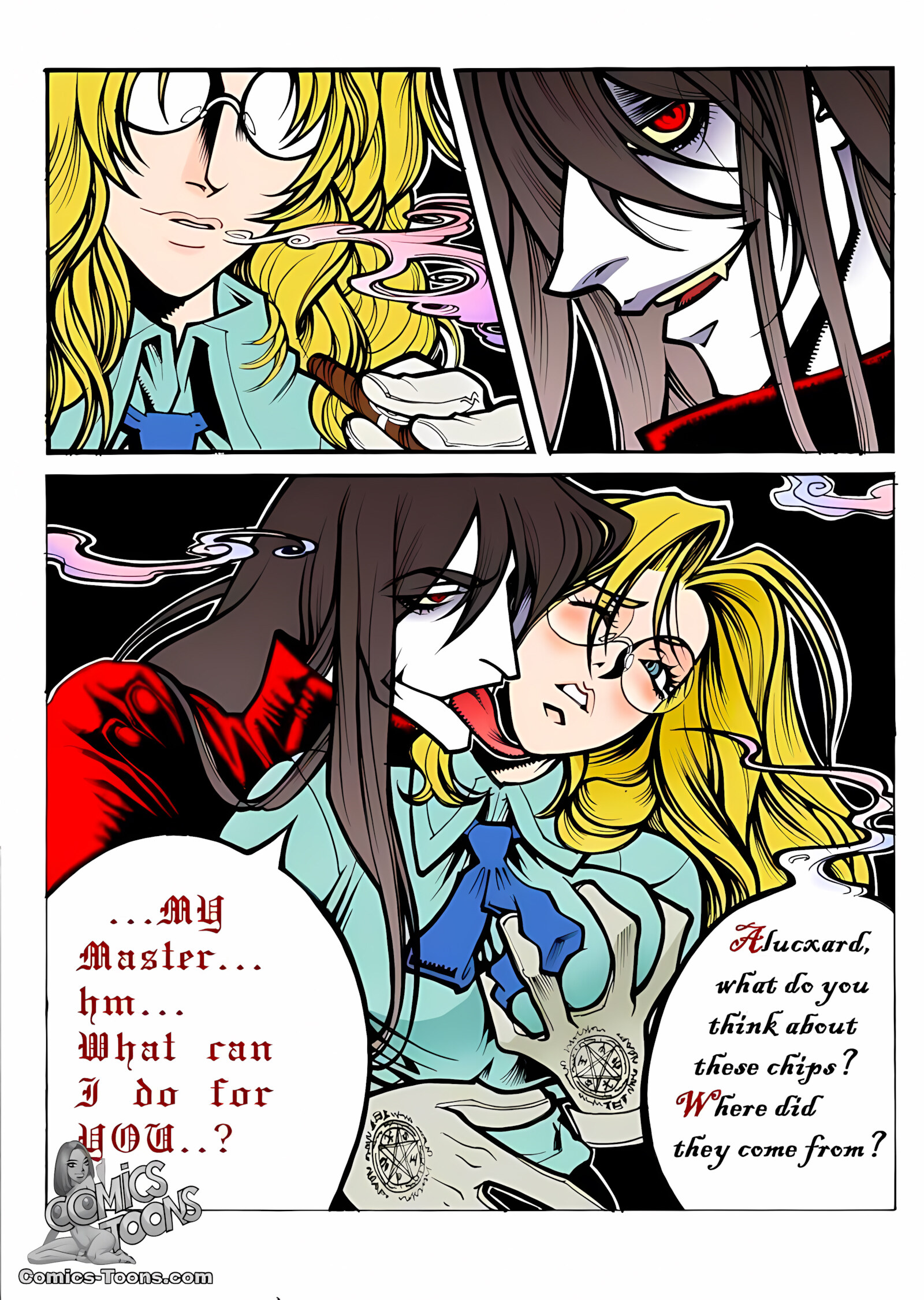 Crimson [Kisama], Crimson - Alucard X Integra, page 4 of 19
